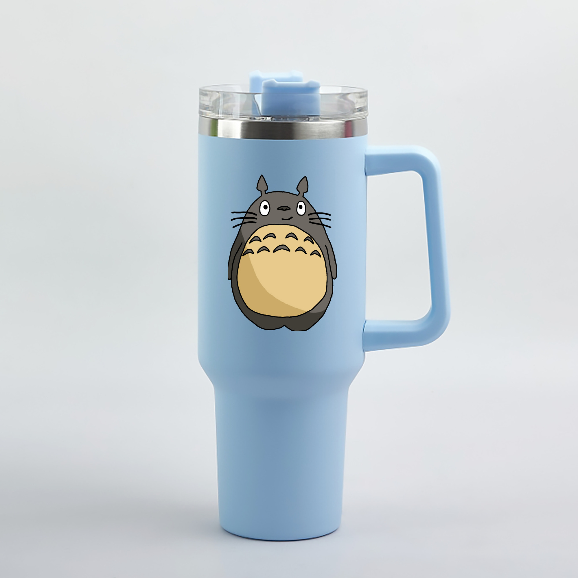（画像用） となりのトトロ 草壁メイ 草壁サツキ My Neighbor Totoro Satsuki Kusakabe Mei Kusakabe 1200mL車用タンブラー（カラープリント）