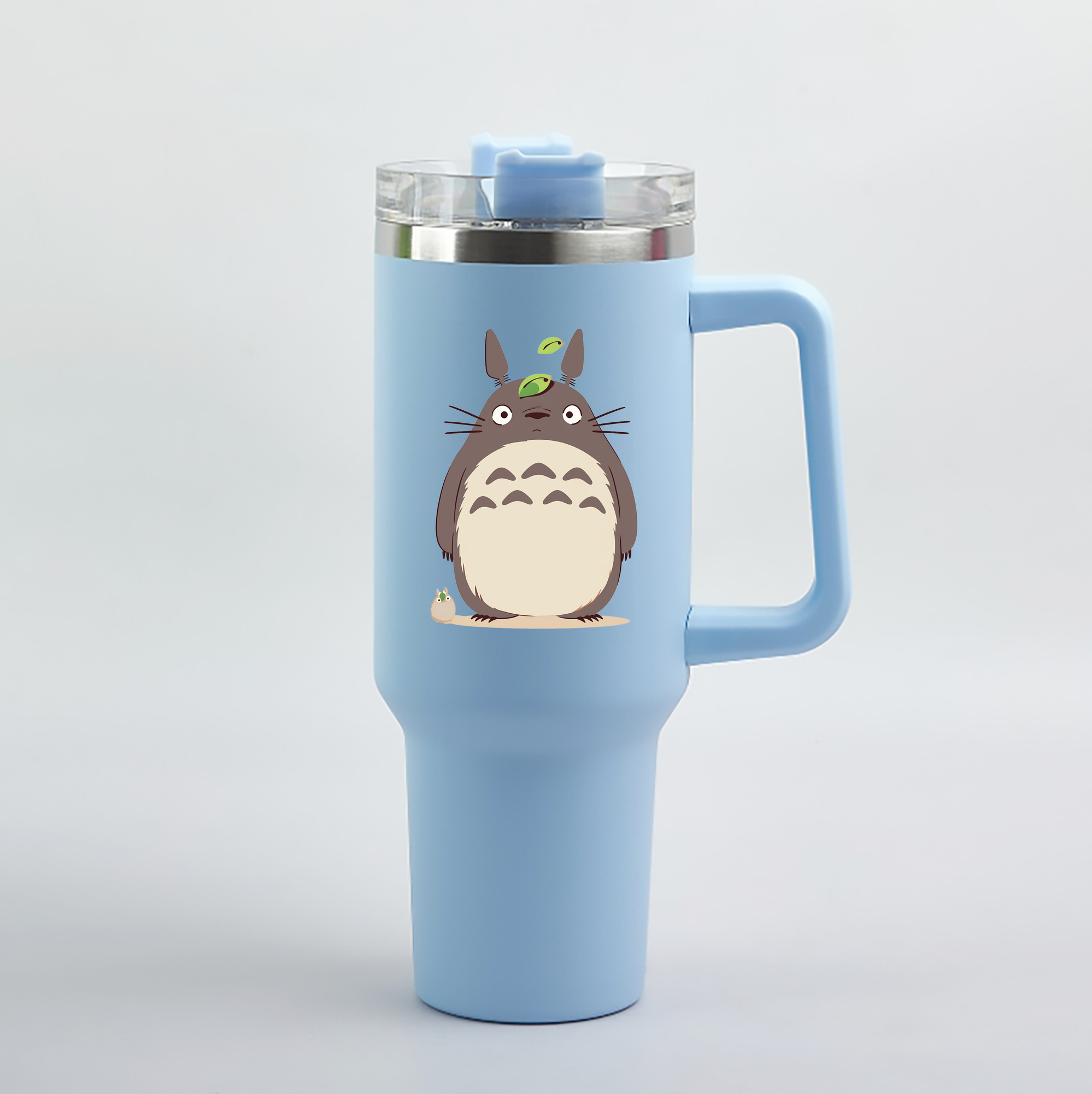 （画像用） となりのトトロ 草壁メイ 草壁サツキ My Neighbor Totoro Satsuki Kusakabe Mei Kusakabe 1200mL車用タンブラー（カラープリント）