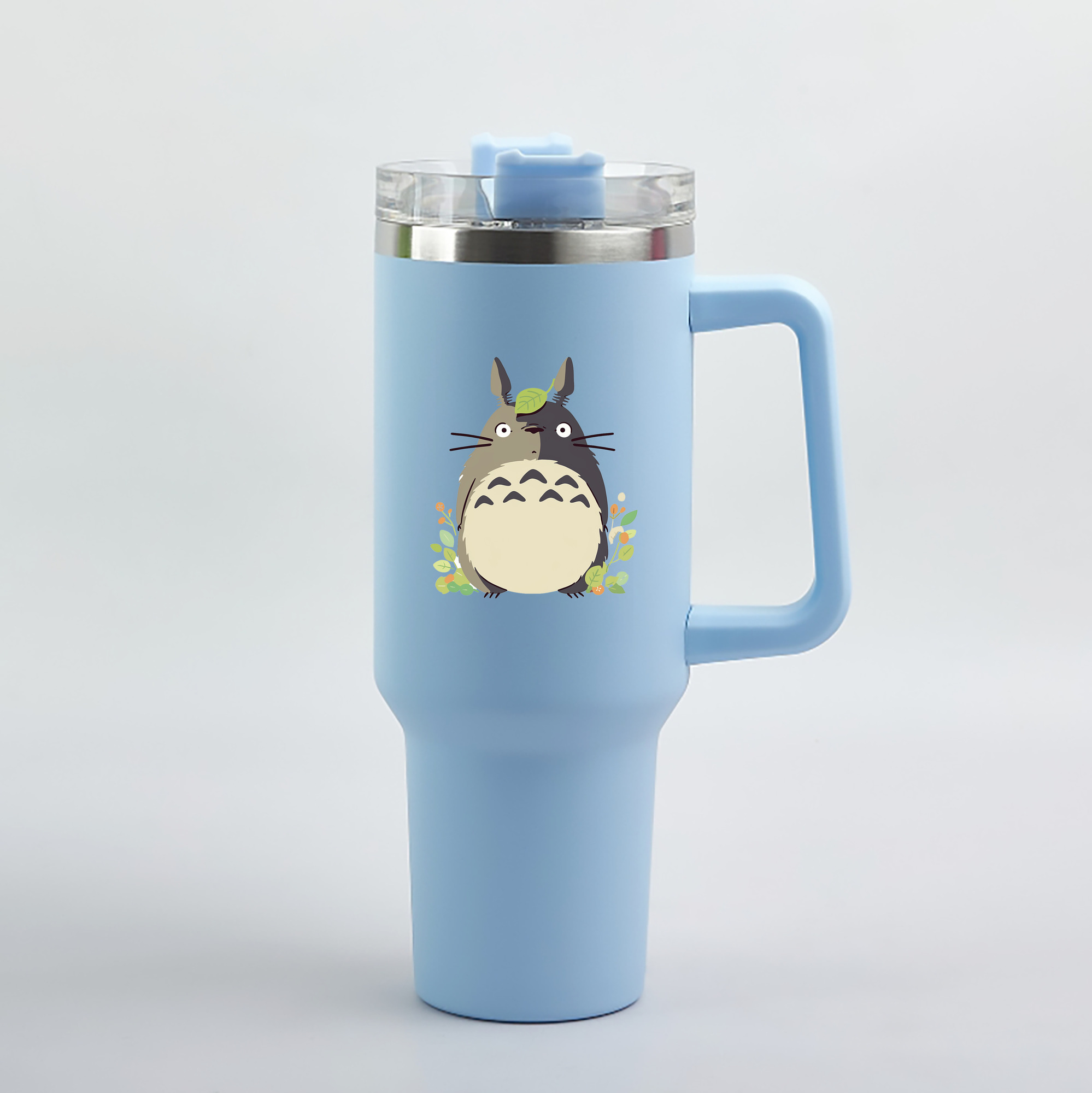 （画像用） となりのトトロ 草壁メイ 草壁サツキ My Neighbor Totoro Satsuki Kusakabe Mei Kusakabe 1200mL車用タンブラー（カラープリント）