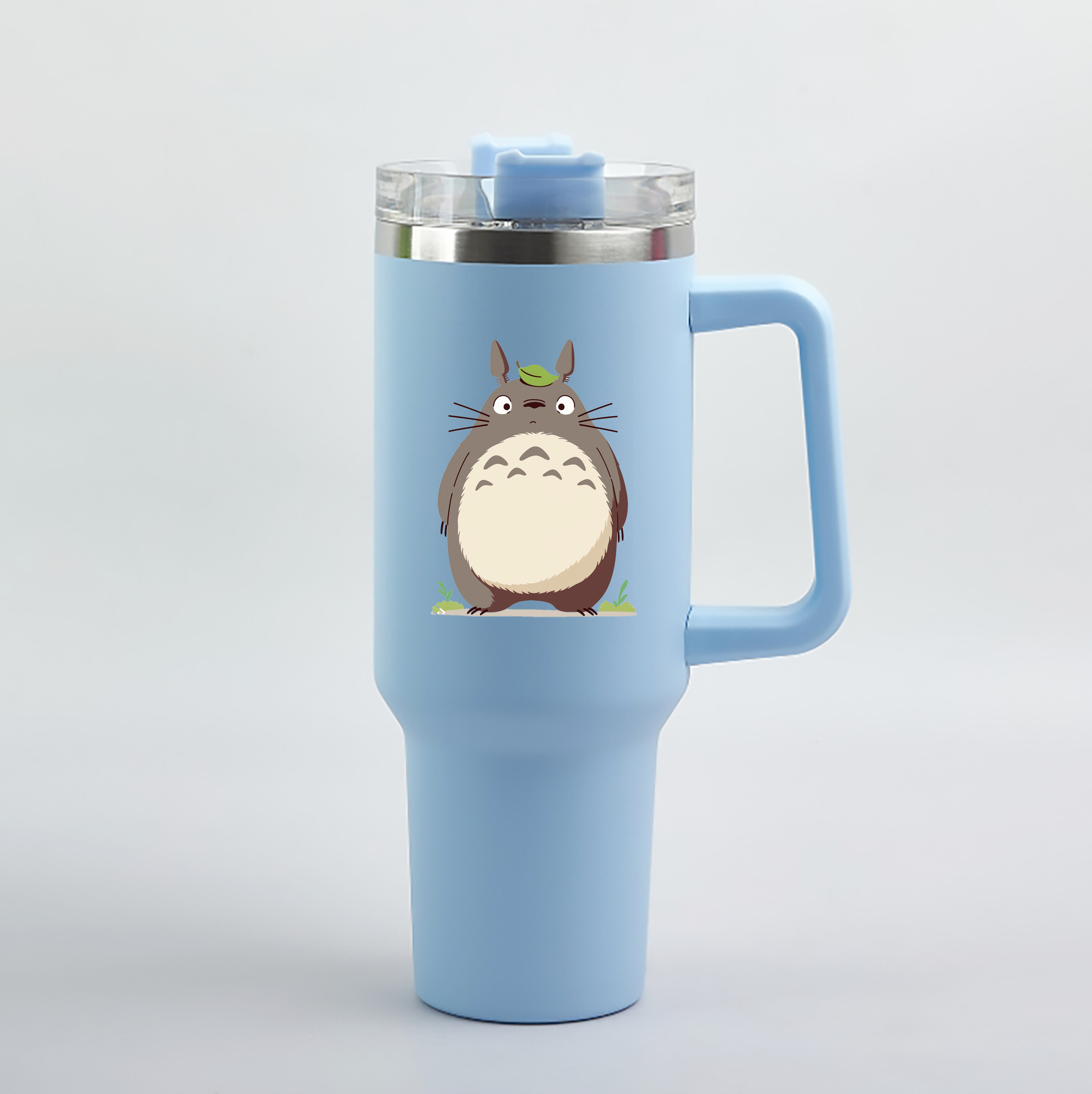 （画像用） となりのトトロ 草壁メイ 草壁サツキ My Neighbor Totoro Satsuki Kusakabe Mei Kusakabe 1200mL車用タンブラー（カラープリント）