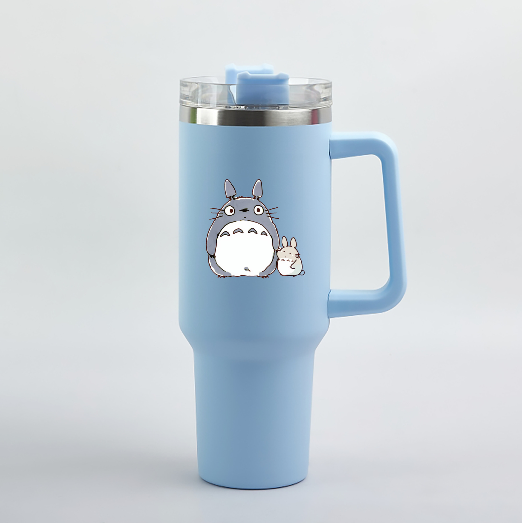 （画像用） となりのトトロ 草壁メイ 草壁サツキ My Neighbor Totoro Satsuki Kusakabe Mei Kusakabe 1200mL車用タンブラー（カラープリント）