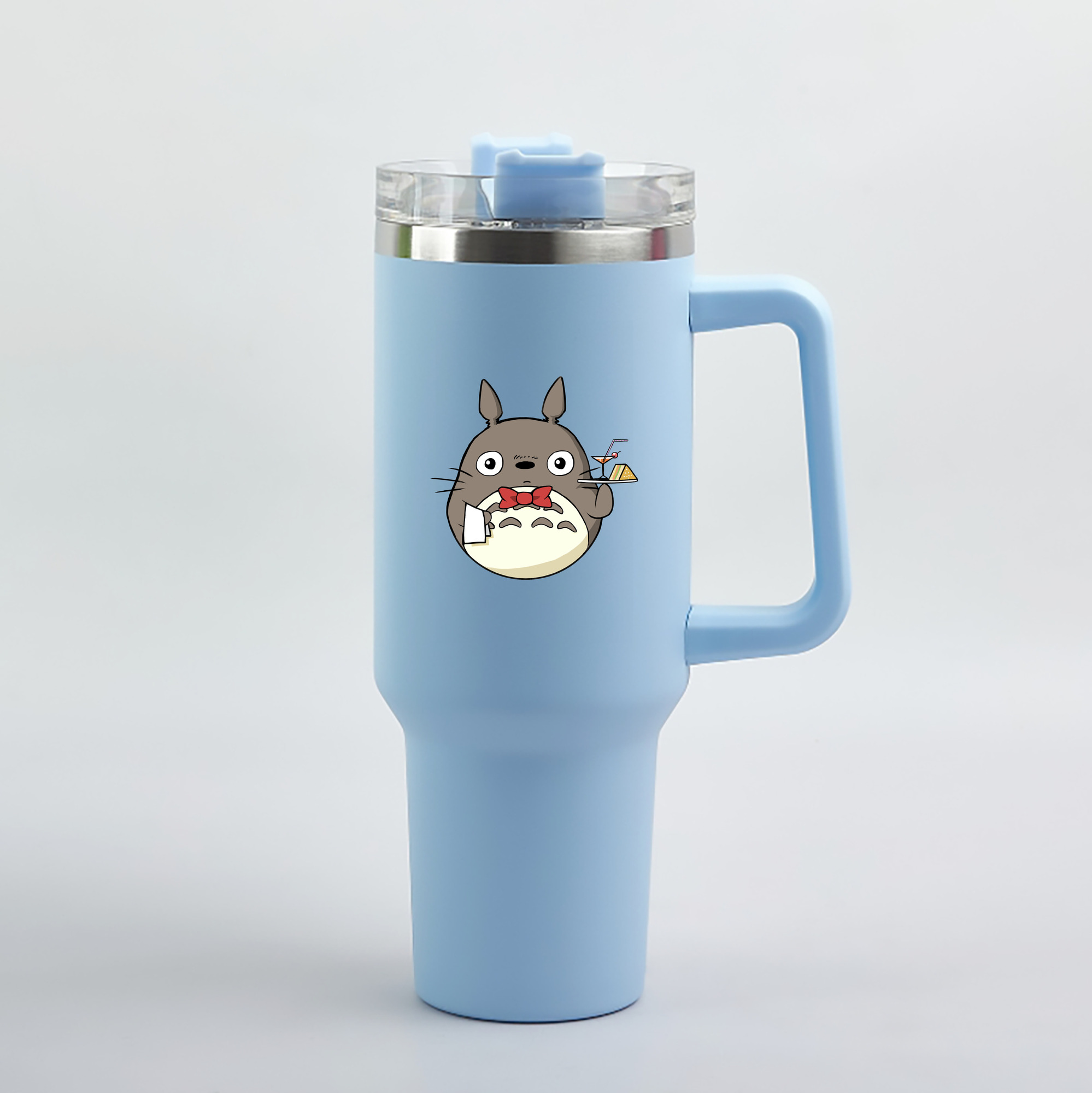 （画像用） となりのトトロ 草壁メイ 草壁サツキ My Neighbor Totoro Satsuki Kusakabe Mei Kusakabe 1200mL車用タンブラー（カラープリント）