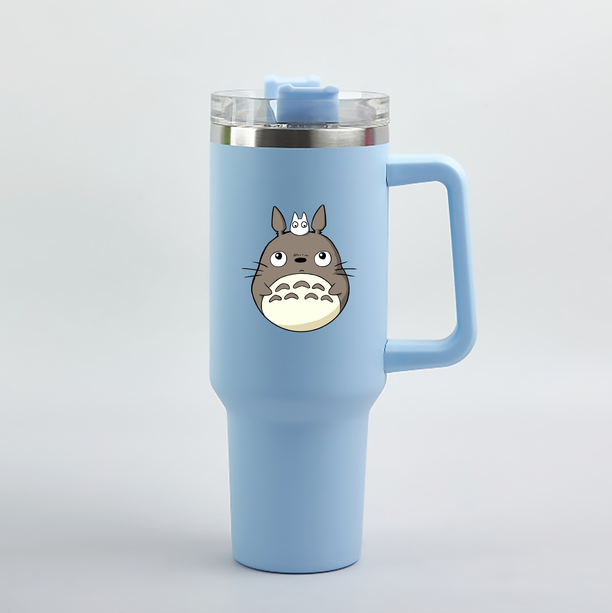 （画像用） となりのトトロ 草壁メイ 草壁サツキ My Neighbor Totoro Satsuki Kusakabe Mei Kusakabe 1200mL車用タンブラー（カラープリント）