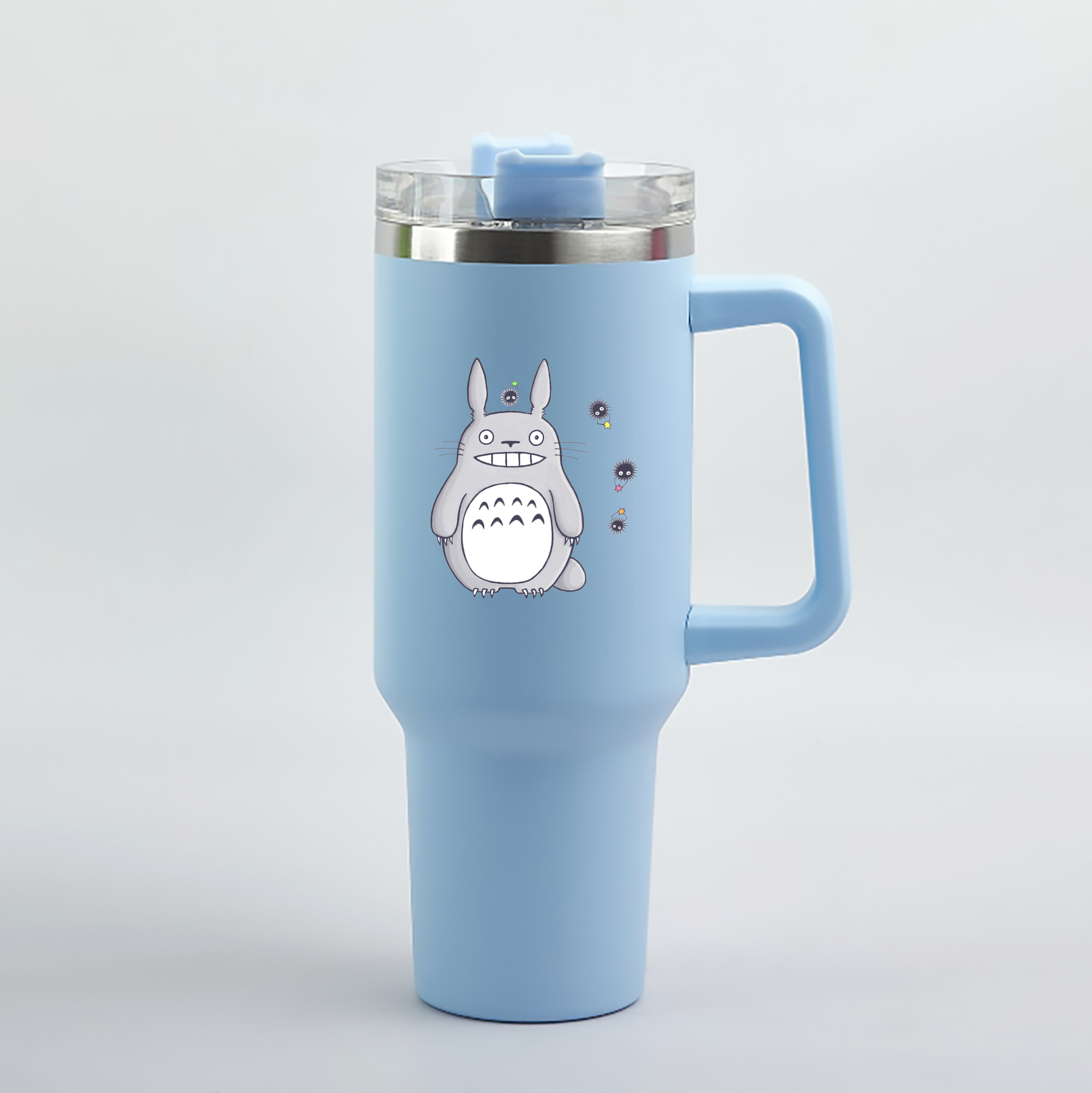 （画像用） となりのトトロ 草壁メイ 草壁サツキ My Neighbor Totoro Satsuki Kusakabe Mei Kusakabe 1200mL車用タンブラー（カラープリント）