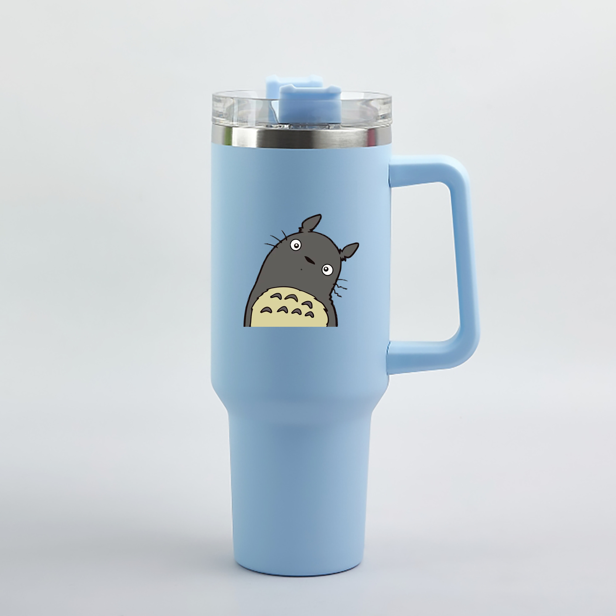（画像用） となりのトトロ 草壁メイ 草壁サツキ My Neighbor Totoro Satsuki Kusakabe Mei Kusakabe 1200mL車用タンブラー（カラープリント）