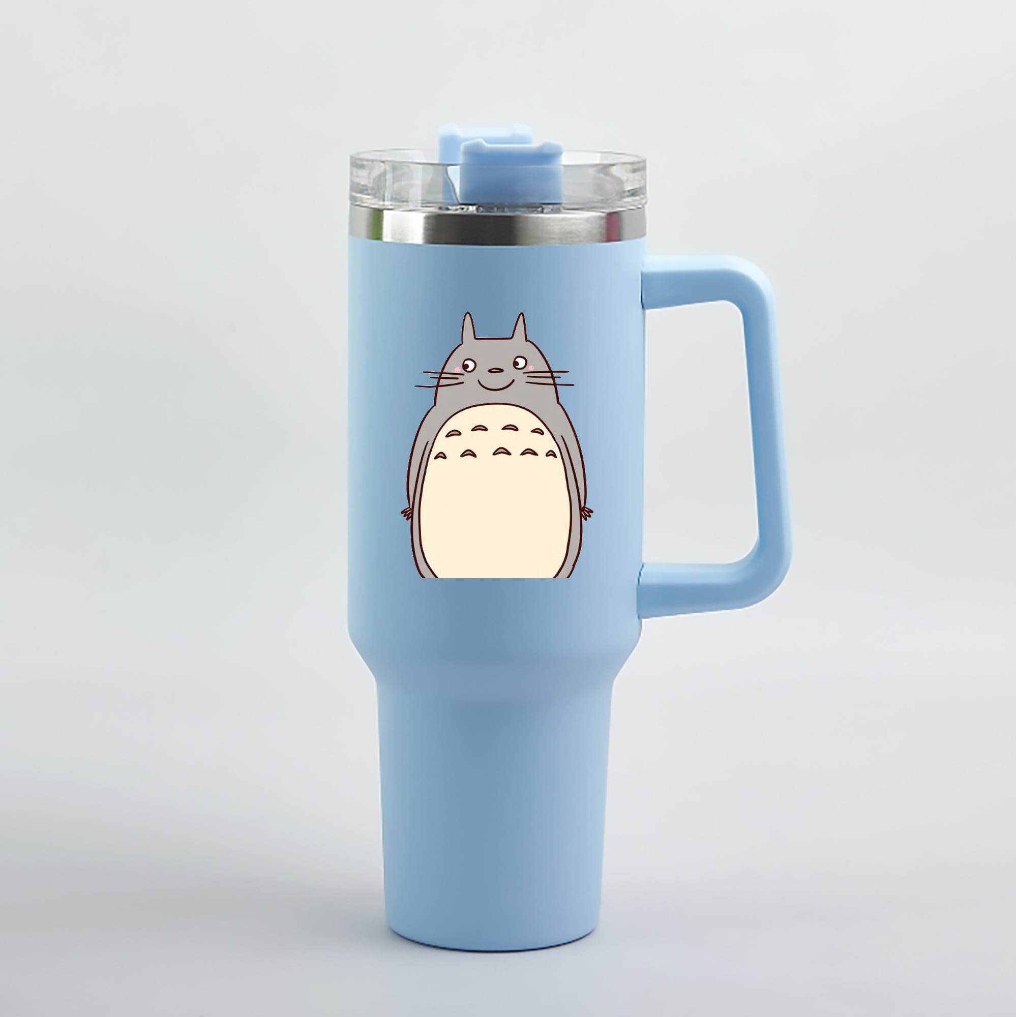 （画像用） となりのトトロ 草壁メイ 草壁サツキ My Neighbor Totoro Satsuki Kusakabe Mei Kusakabe 1200mL車用タンブラー（カラープリント）