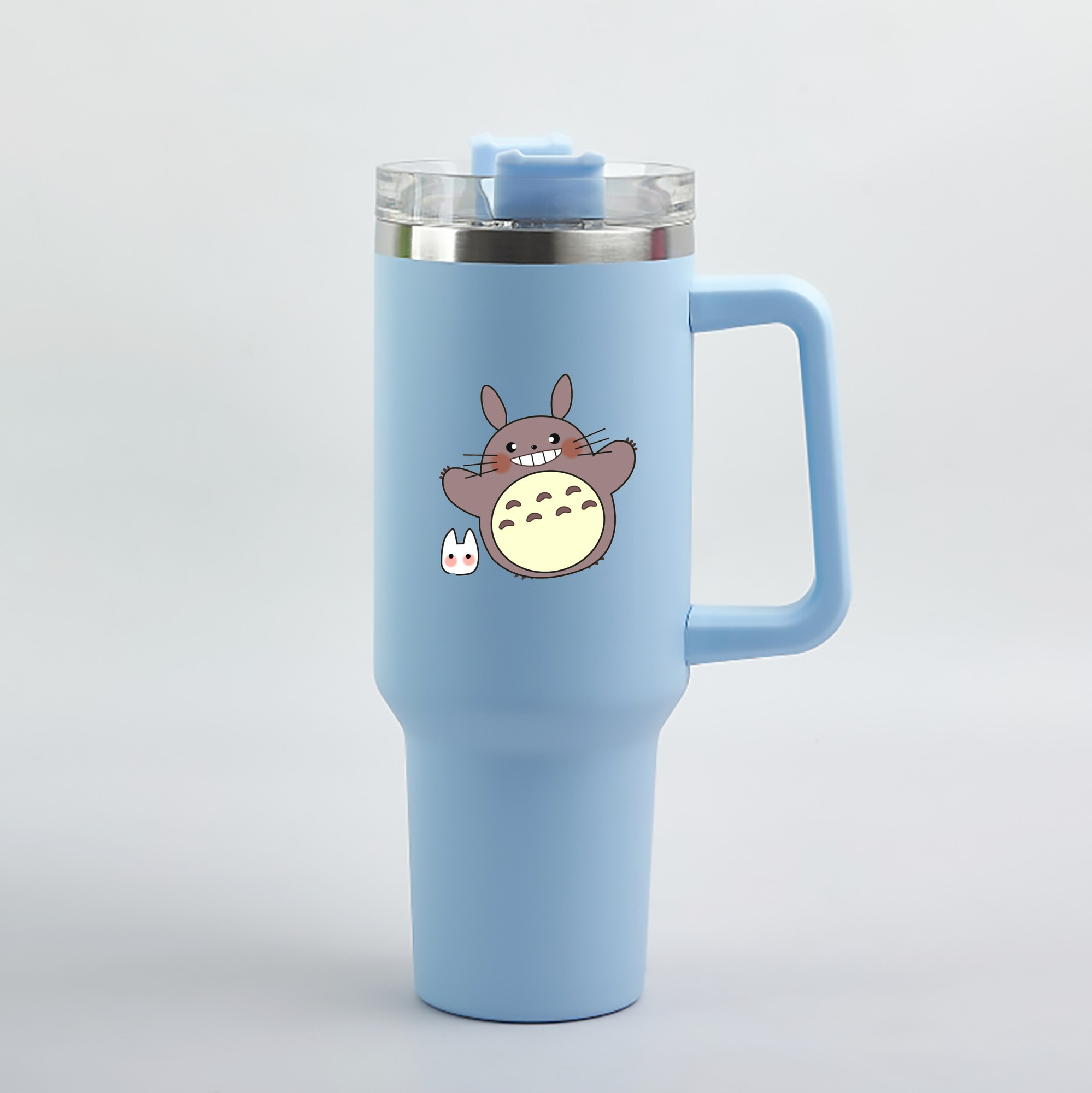 （画像用） となりのトトロ 草壁メイ 草壁サツキ My Neighbor Totoro Satsuki Kusakabe Mei Kusakabe 1200mL車用タンブラー（カラープリント）