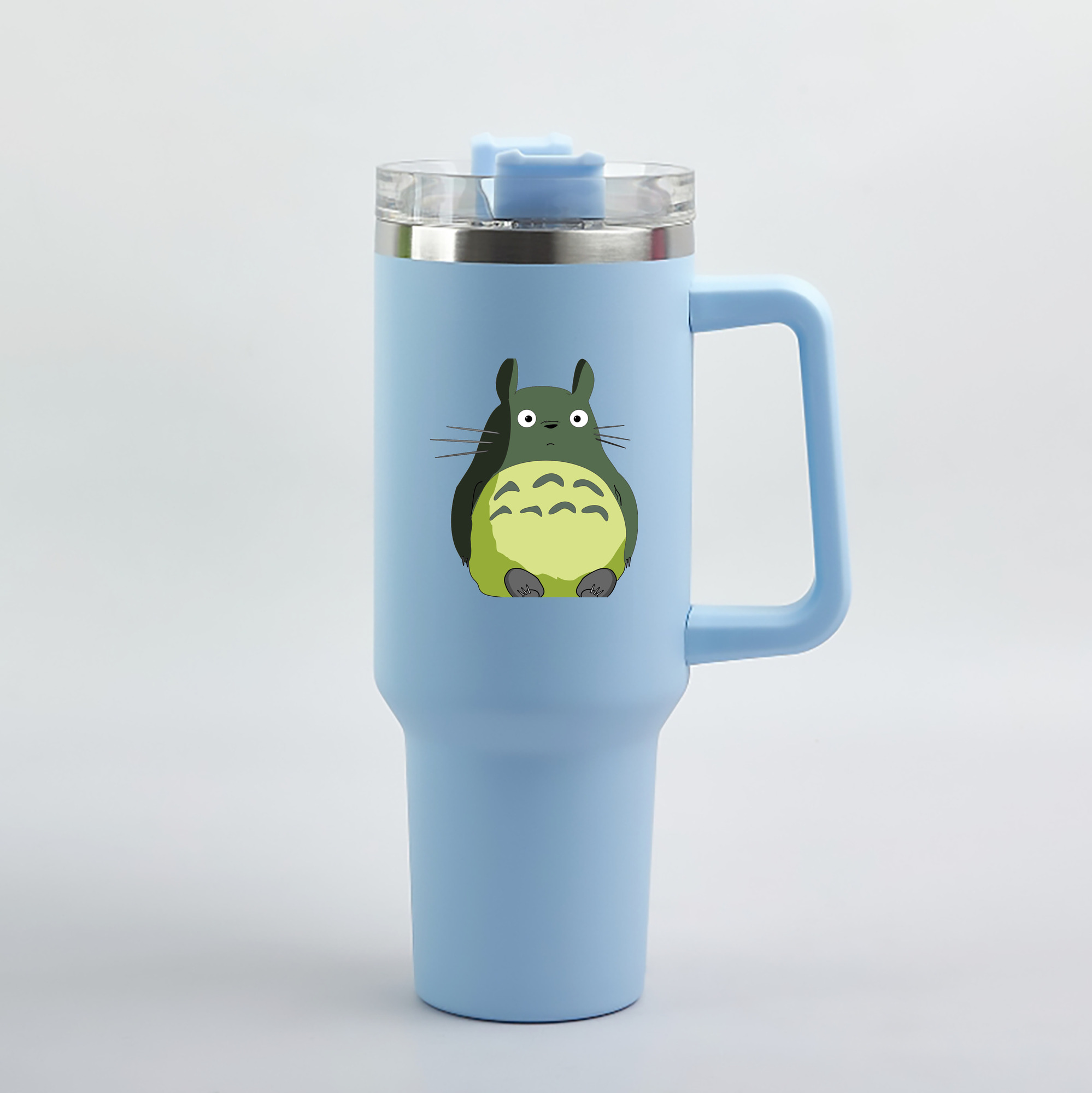 （画像用） となりのトトロ 草壁メイ 草壁サツキ My Neighbor Totoro Satsuki Kusakabe Mei Kusakabe 1200mL車用タンブラー（カラープリント）