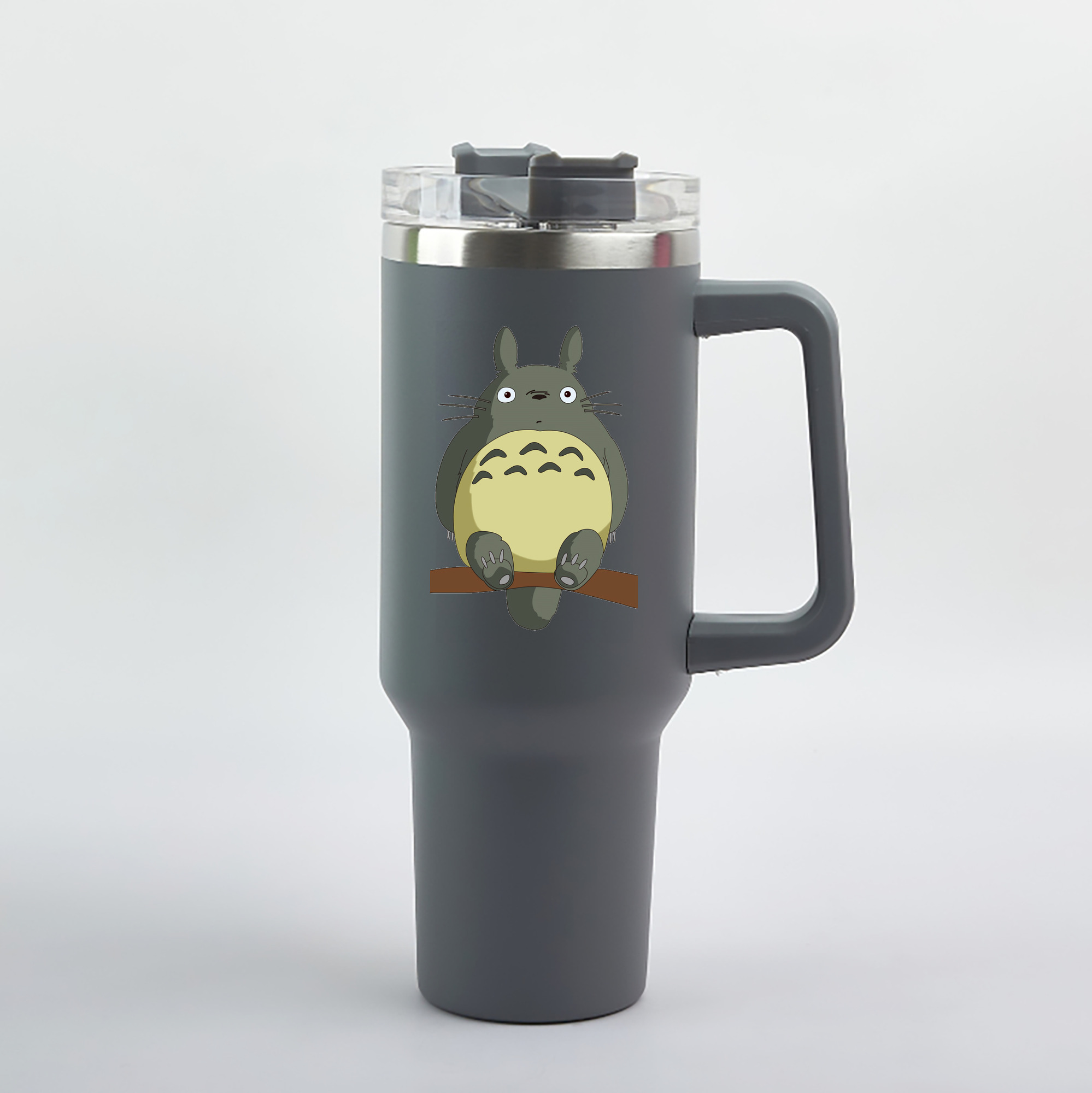 （画像用） となりのトトロ 草壁メイ 草壁サツキ My Neighbor Totoro Satsuki Kusakabe Mei Kusakabe 1200mL車用タンブラー（カラープリント）