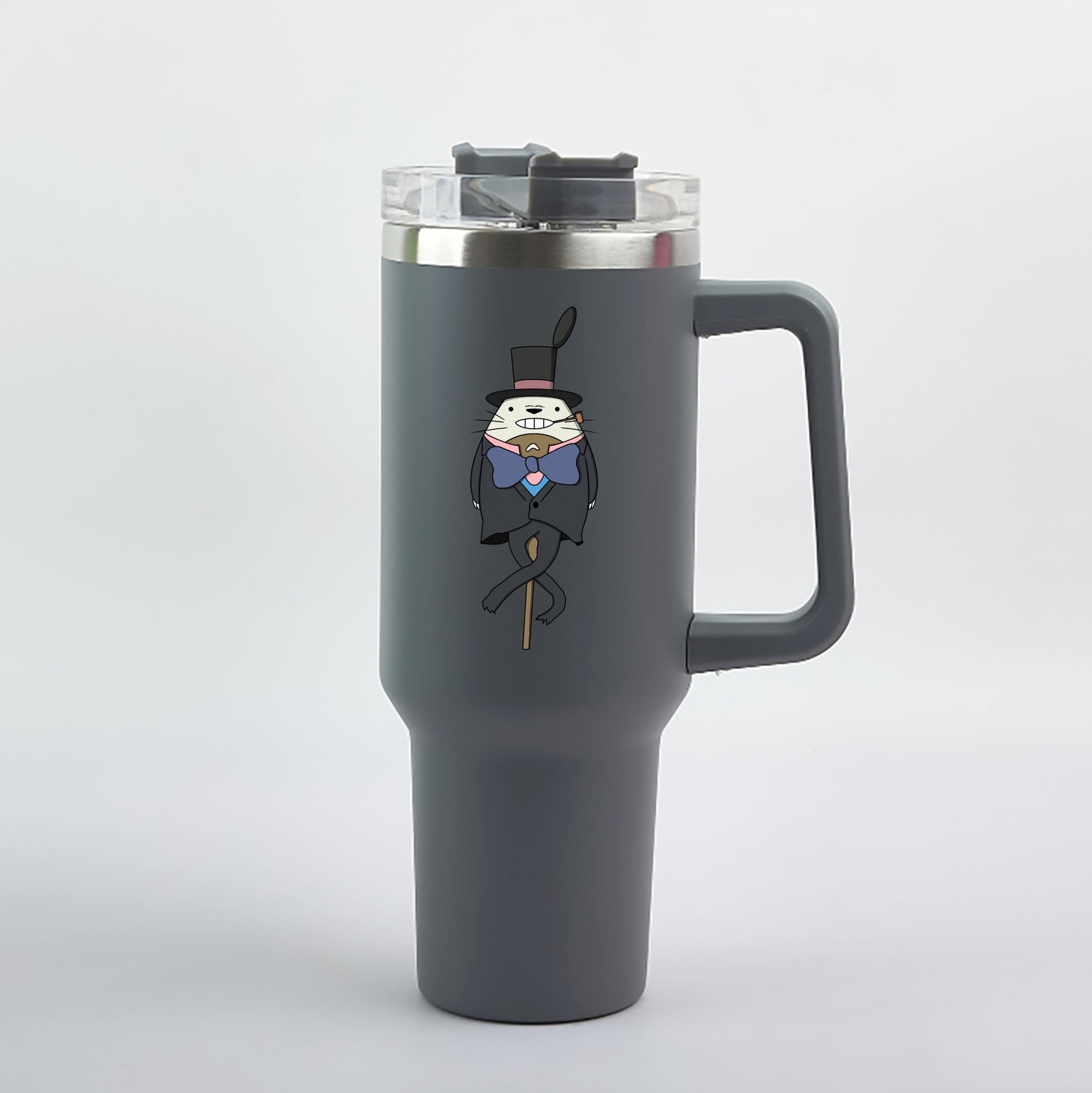 （画像用） となりのトトロ 草壁メイ 草壁サツキ My Neighbor Totoro Satsuki Kusakabe Mei Kusakabe 1200mL車用タンブラー（カラープリント）