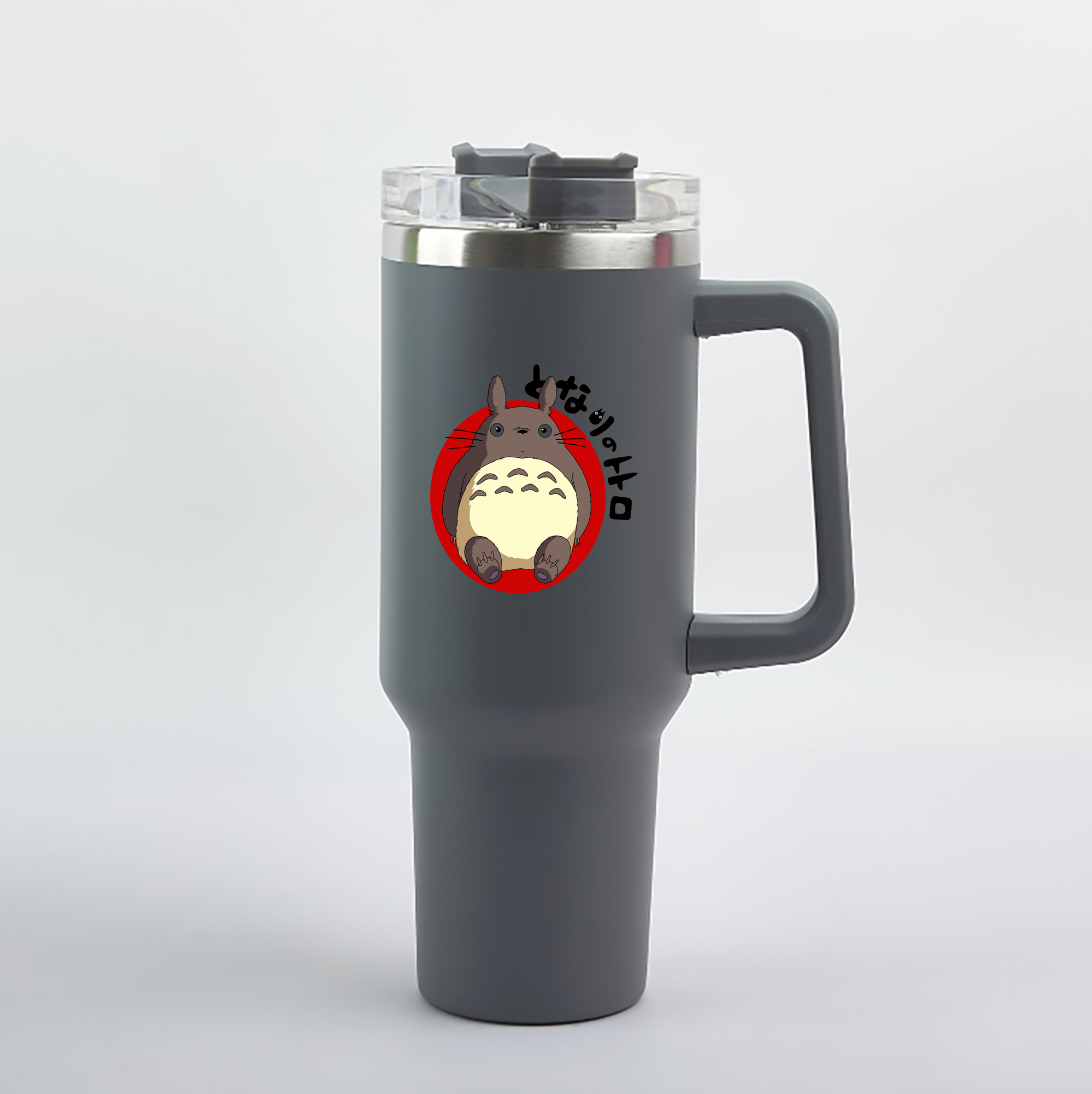 （画像用） となりのトトロ 草壁メイ 草壁サツキ My Neighbor Totoro Satsuki Kusakabe Mei Kusakabe 1200mL車用タンブラー（カラープリント）