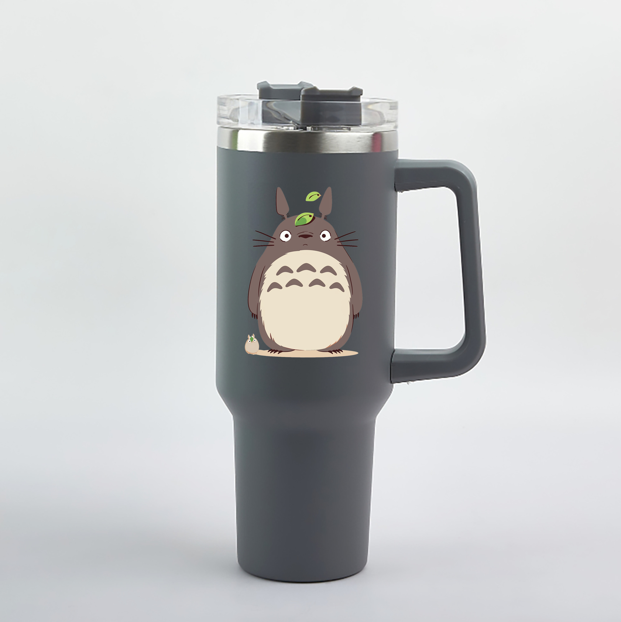 （画像用） となりのトトロ 草壁メイ 草壁サツキ My Neighbor Totoro Satsuki Kusakabe Mei Kusakabe 1200mL車用タンブラー（カラープリント）