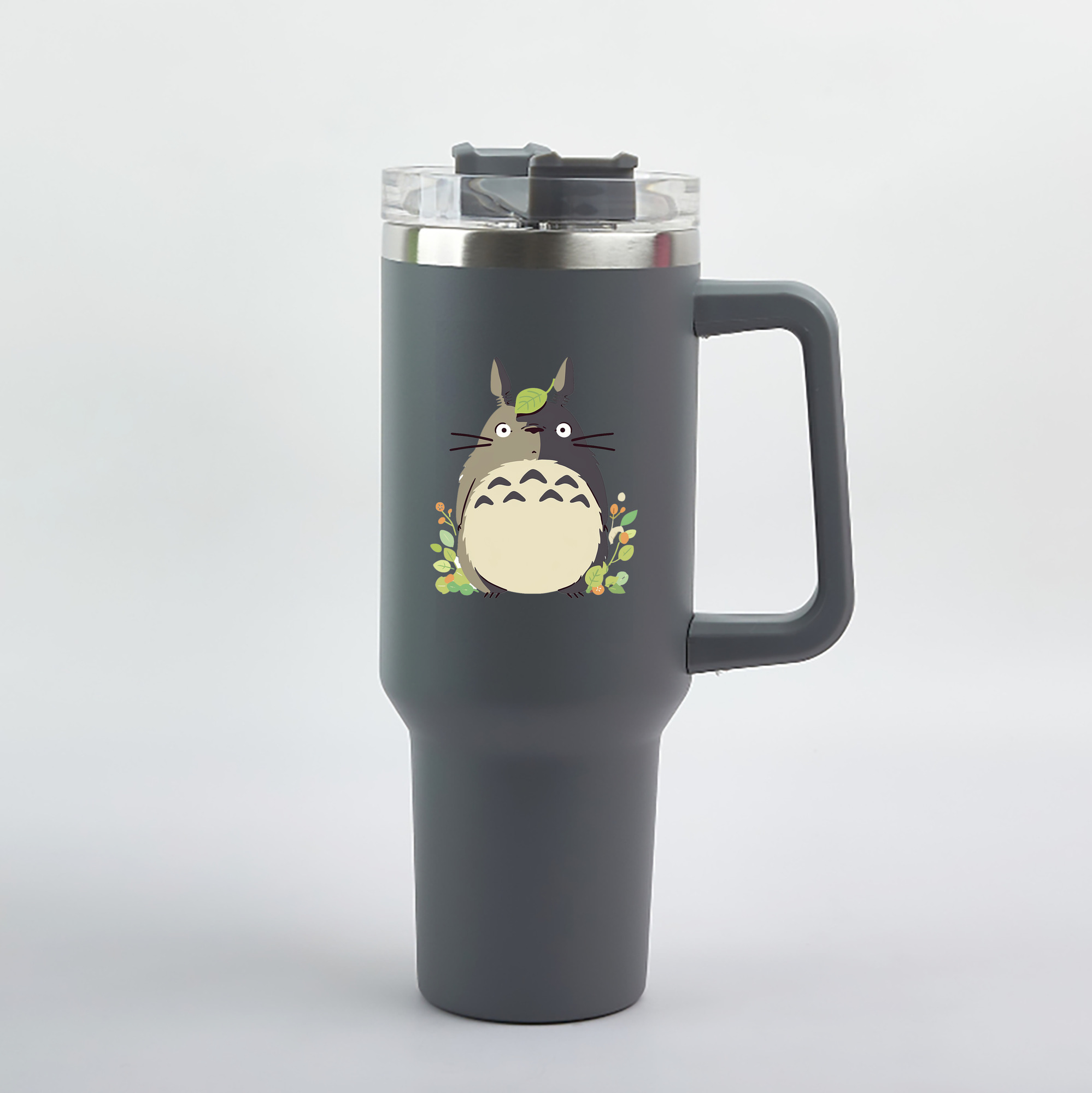 （画像用） となりのトトロ 草壁メイ 草壁サツキ My Neighbor Totoro Satsuki Kusakabe Mei Kusakabe 1200mL車用タンブラー（カラープリント）