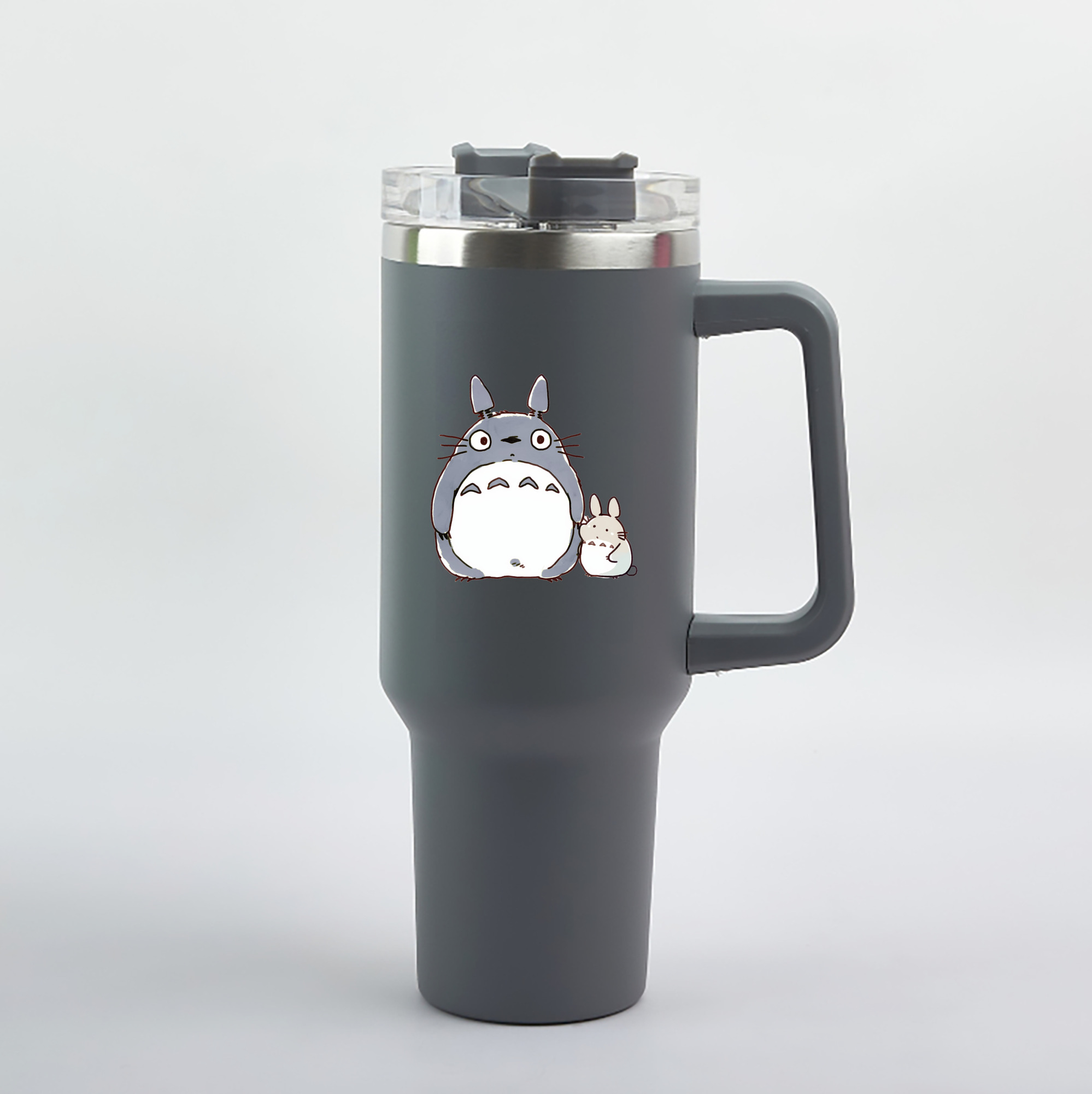 （画像用） となりのトトロ 草壁メイ 草壁サツキ My Neighbor Totoro Satsuki Kusakabe Mei Kusakabe 1200mL車用タンブラー（カラープリント）