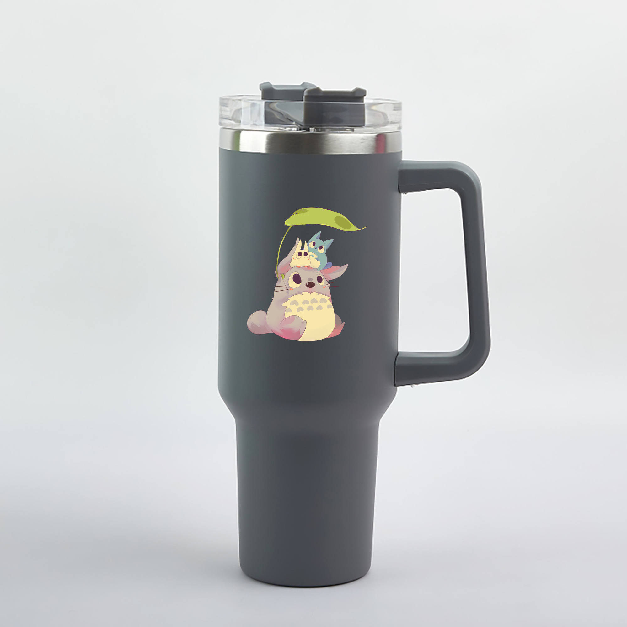 （画像用） となりのトトロ 草壁メイ 草壁サツキ My Neighbor Totoro Satsuki Kusakabe Mei Kusakabe 1200mL車用タンブラー（カラープリント）