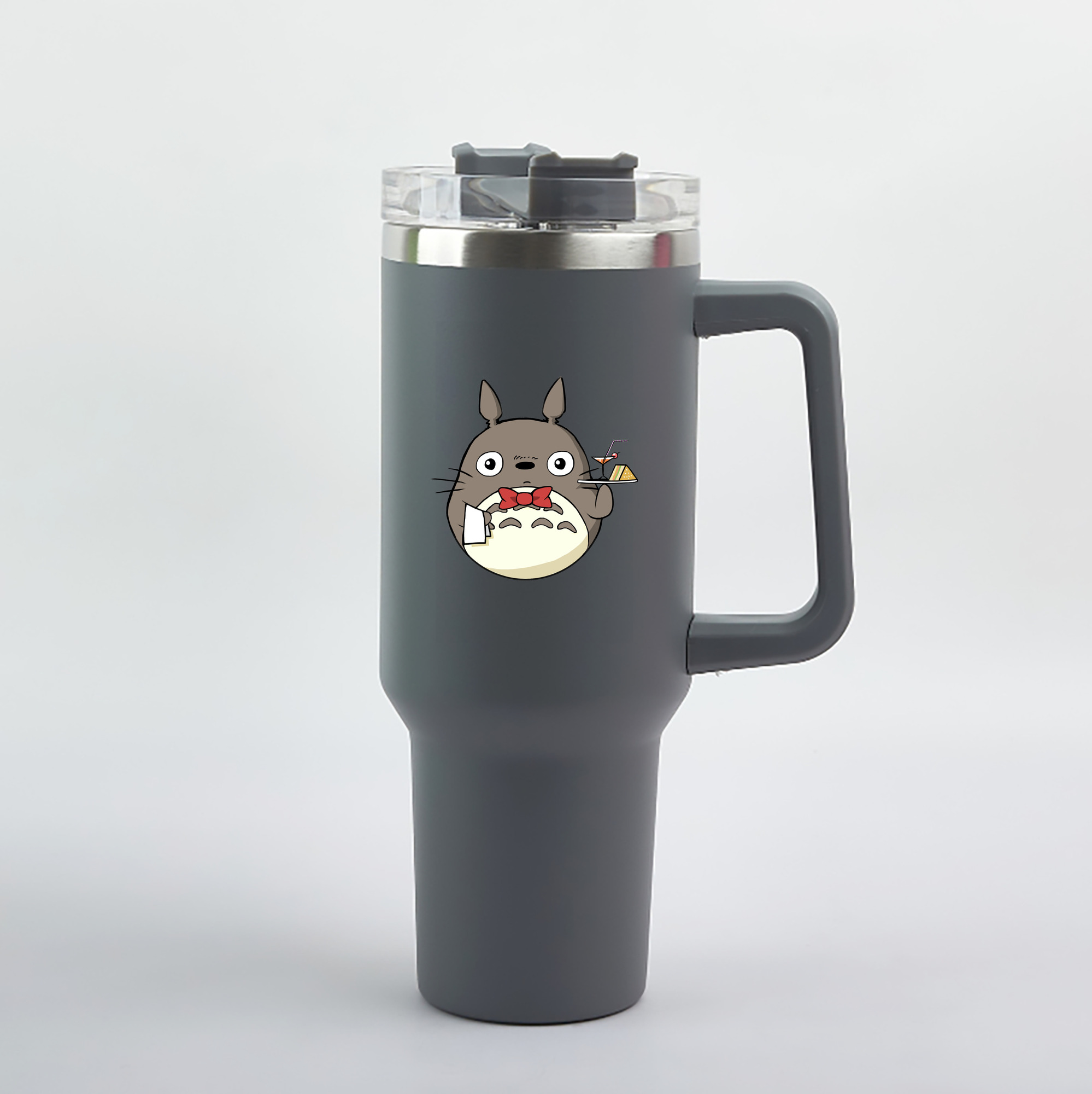 （画像用） となりのトトロ 草壁メイ 草壁サツキ My Neighbor Totoro Satsuki Kusakabe Mei Kusakabe 1200mL車用タンブラー（カラープリント）
