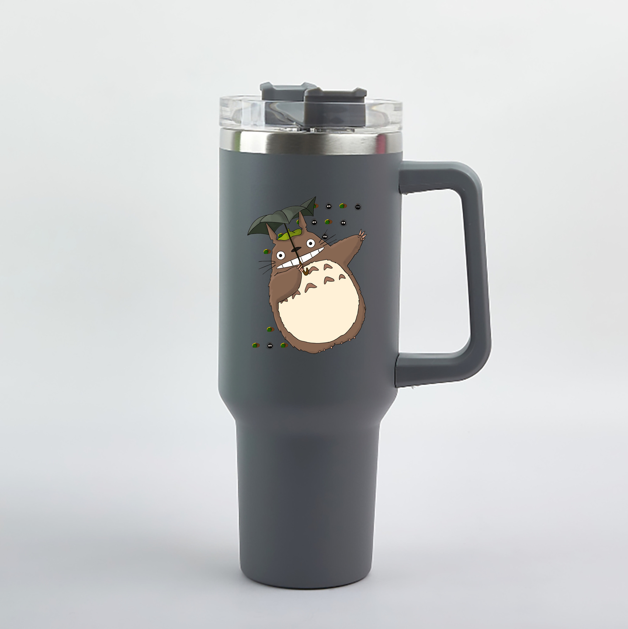 （画像用） となりのトトロ 草壁メイ 草壁サツキ My Neighbor Totoro Satsuki Kusakabe Mei Kusakabe 1200mL車用タンブラー（カラープリント）