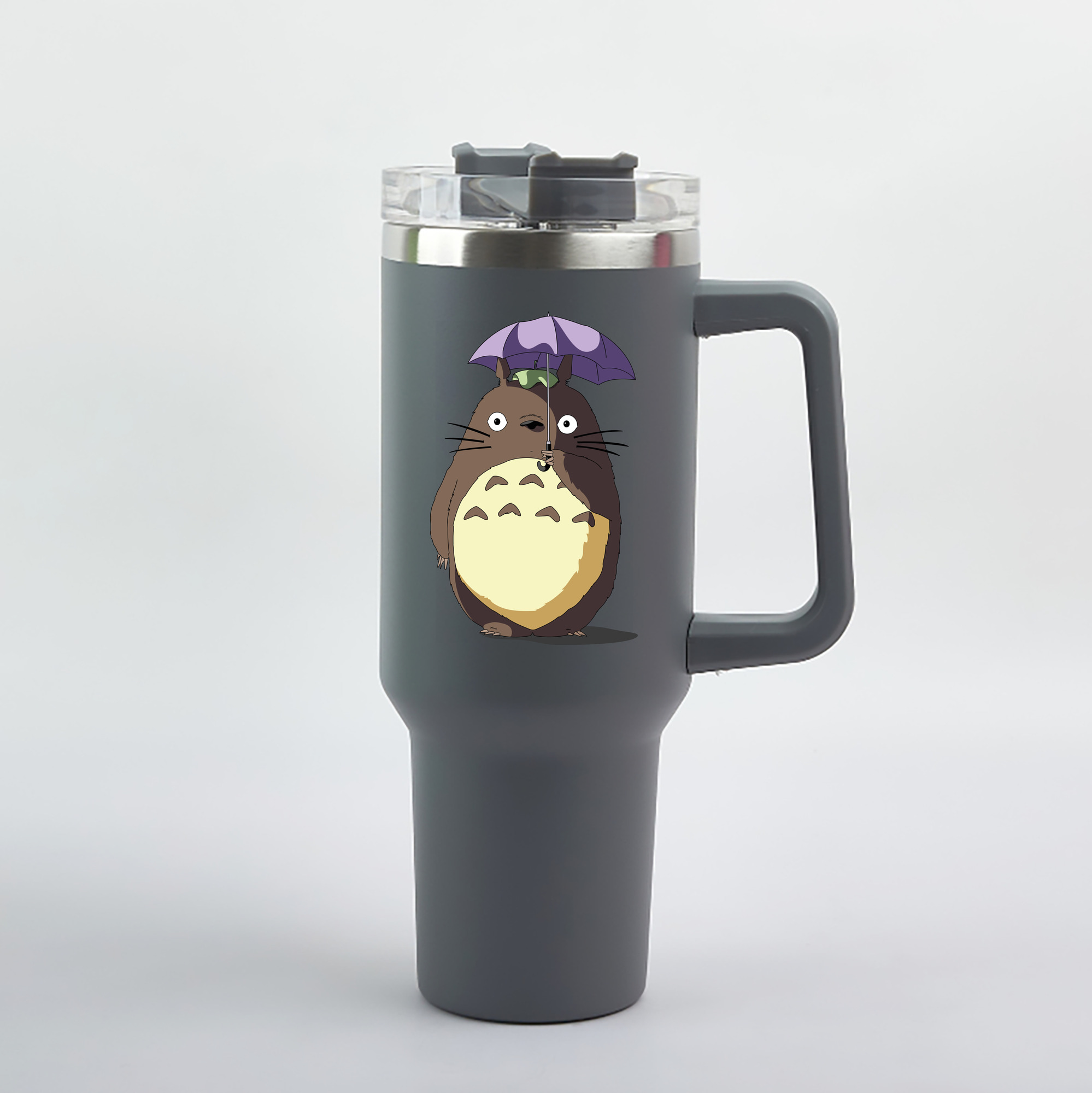 （画像用） となりのトトロ 草壁メイ 草壁サツキ My Neighbor Totoro Satsuki Kusakabe Mei Kusakabe 1200mL車用タンブラー（カラープリント）