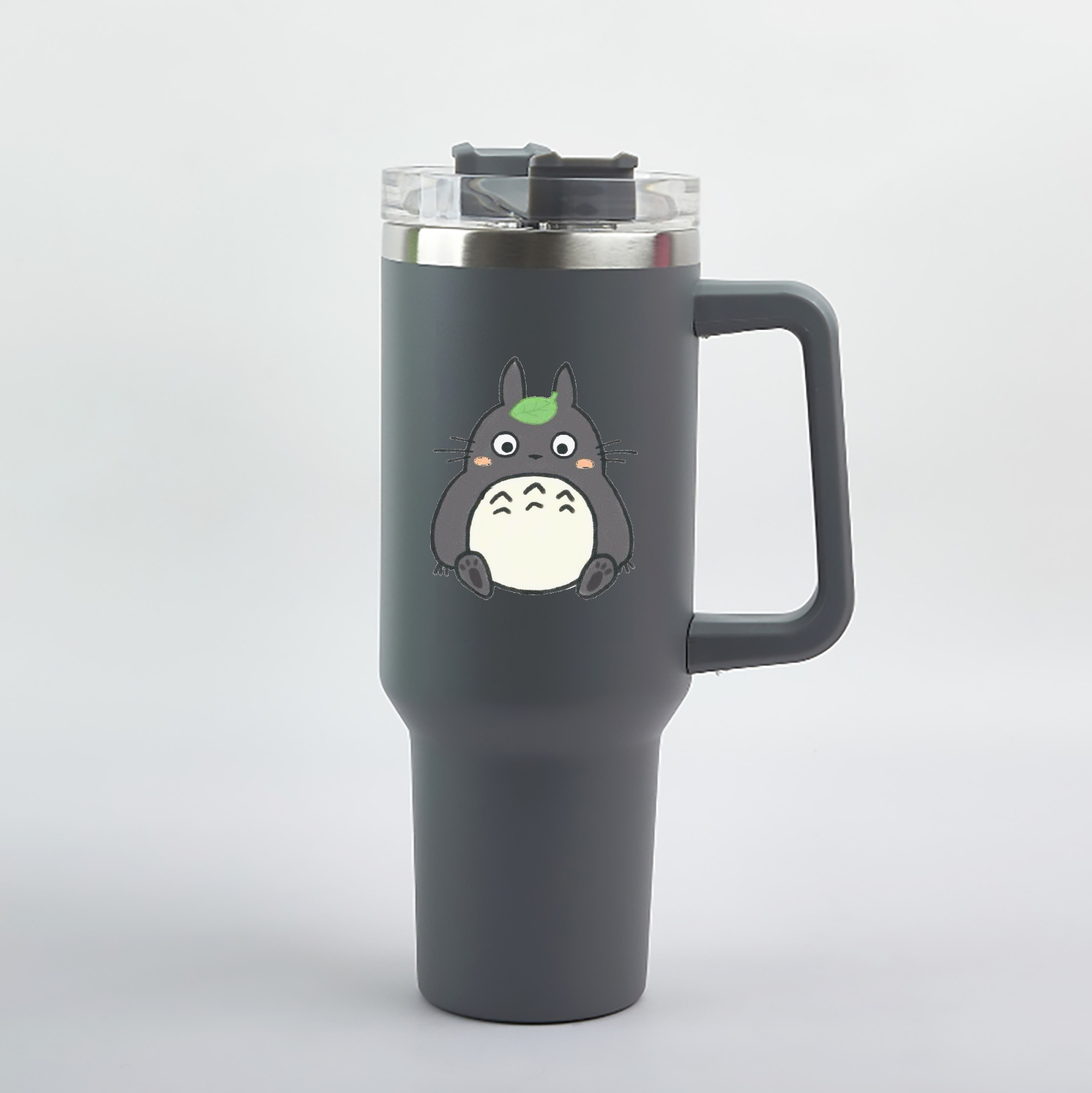 （画像用） となりのトトロ 草壁メイ 草壁サツキ My Neighbor Totoro Satsuki Kusakabe Mei Kusakabe 1200mL車用タンブラー（カラープリント）