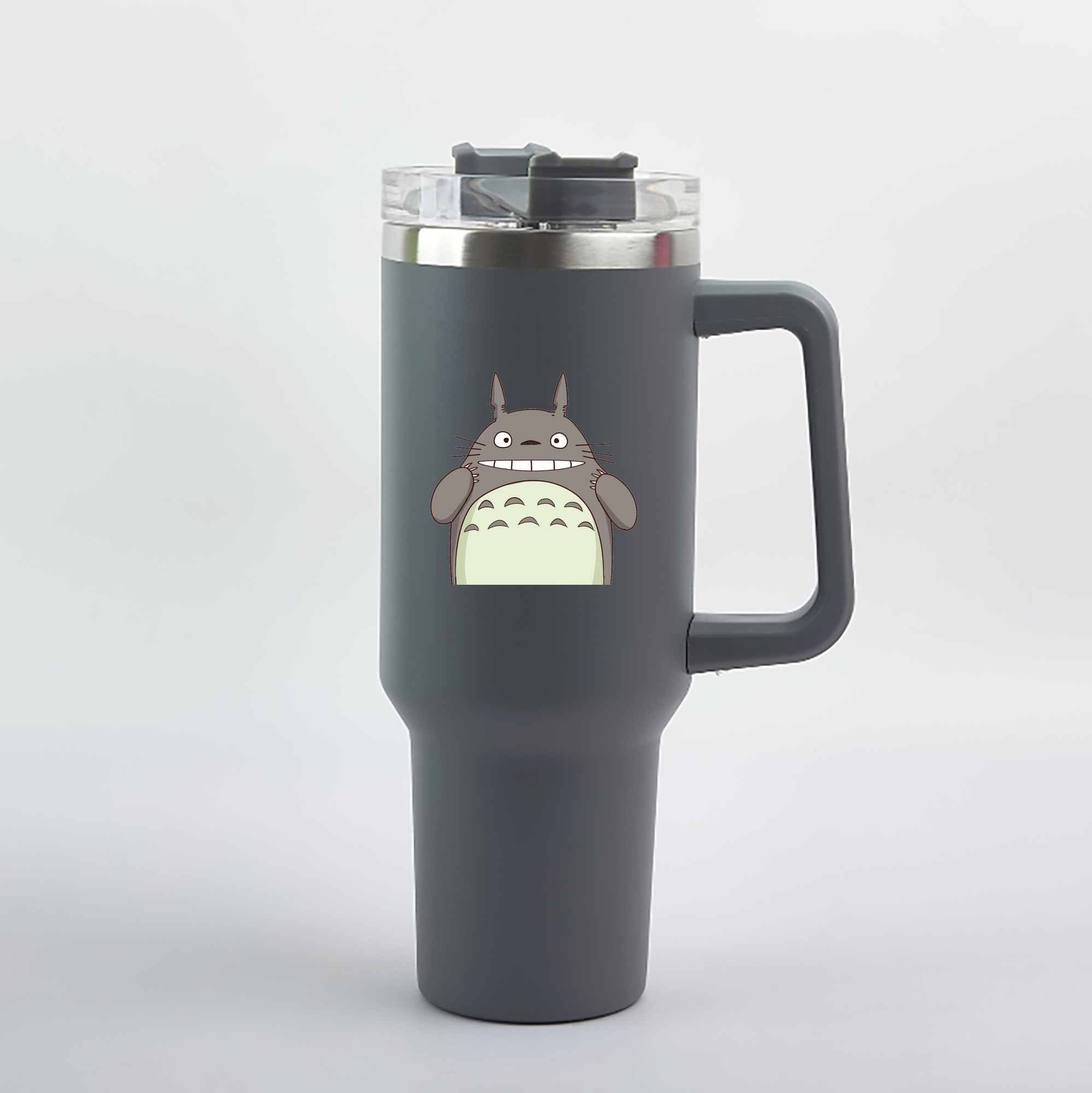 （画像用） となりのトトロ 草壁メイ 草壁サツキ My Neighbor Totoro Satsuki Kusakabe Mei Kusakabe 1200mL車用タンブラー（カラープリント）