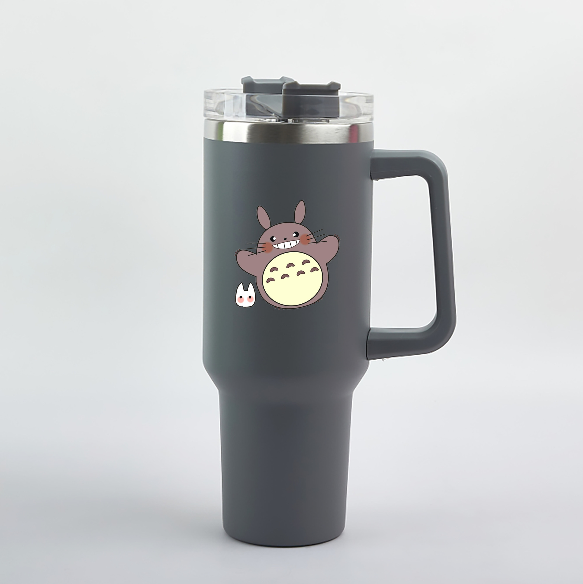 （画像用） となりのトトロ 草壁メイ 草壁サツキ My Neighbor Totoro Satsuki Kusakabe Mei Kusakabe 1200mL車用タンブラー（カラープリント）