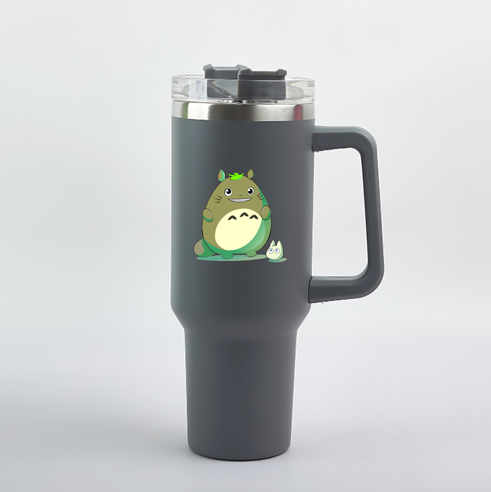 （画像用） となりのトトロ 草壁メイ 草壁サツキ My Neighbor Totoro Satsuki Kusakabe Mei Kusakabe 1200mL車用タンブラー（カラープリント）