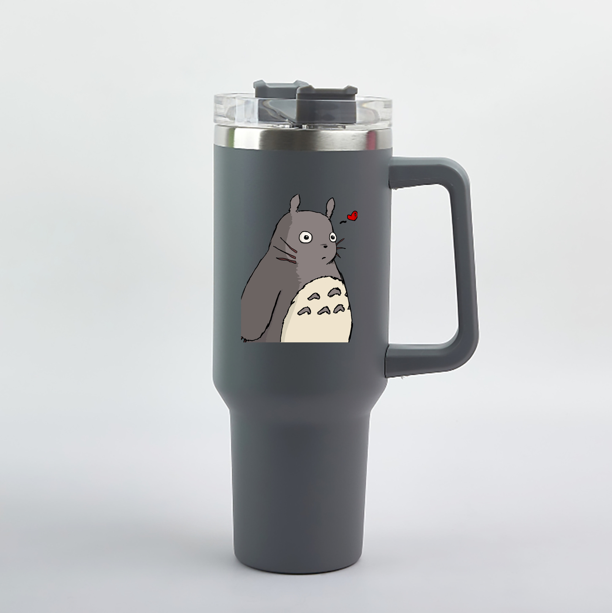 （画像用） となりのトトロ 草壁メイ 草壁サツキ My Neighbor Totoro Satsuki Kusakabe Mei Kusakabe 1200mL車用タンブラー（カラープリント）