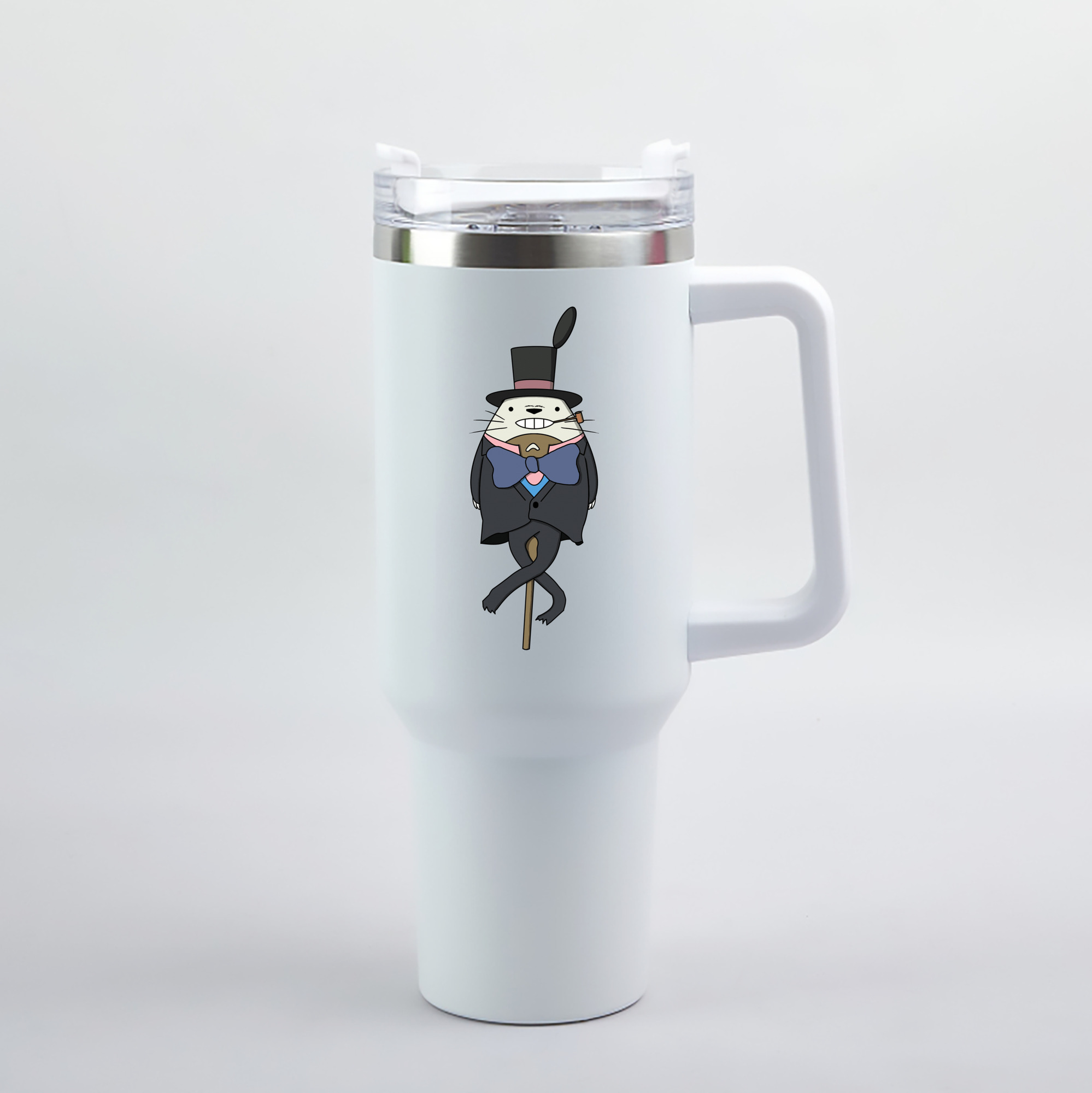 （画像用） となりのトトロ 草壁メイ 草壁サツキ My Neighbor Totoro Satsuki Kusakabe Mei Kusakabe 1200mL車用タンブラー（カラープリント）