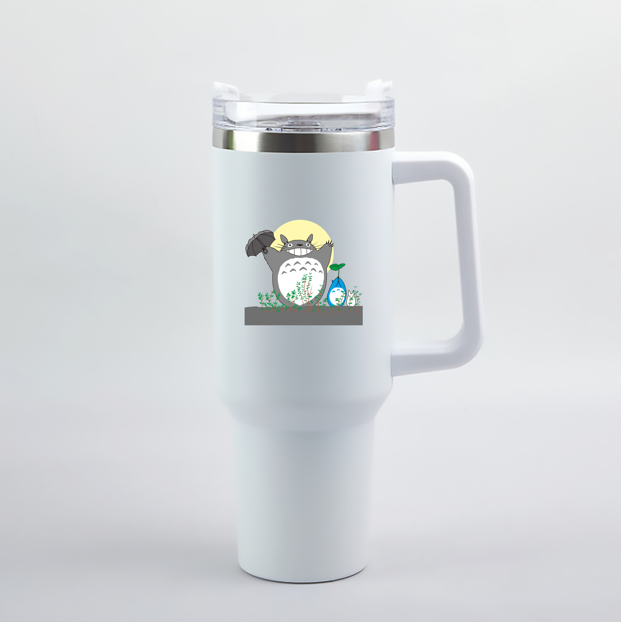 （画像用） となりのトトロ 草壁メイ 草壁サツキ My Neighbor Totoro Satsuki Kusakabe Mei Kusakabe 1200mL車用タンブラー（カラープリント）