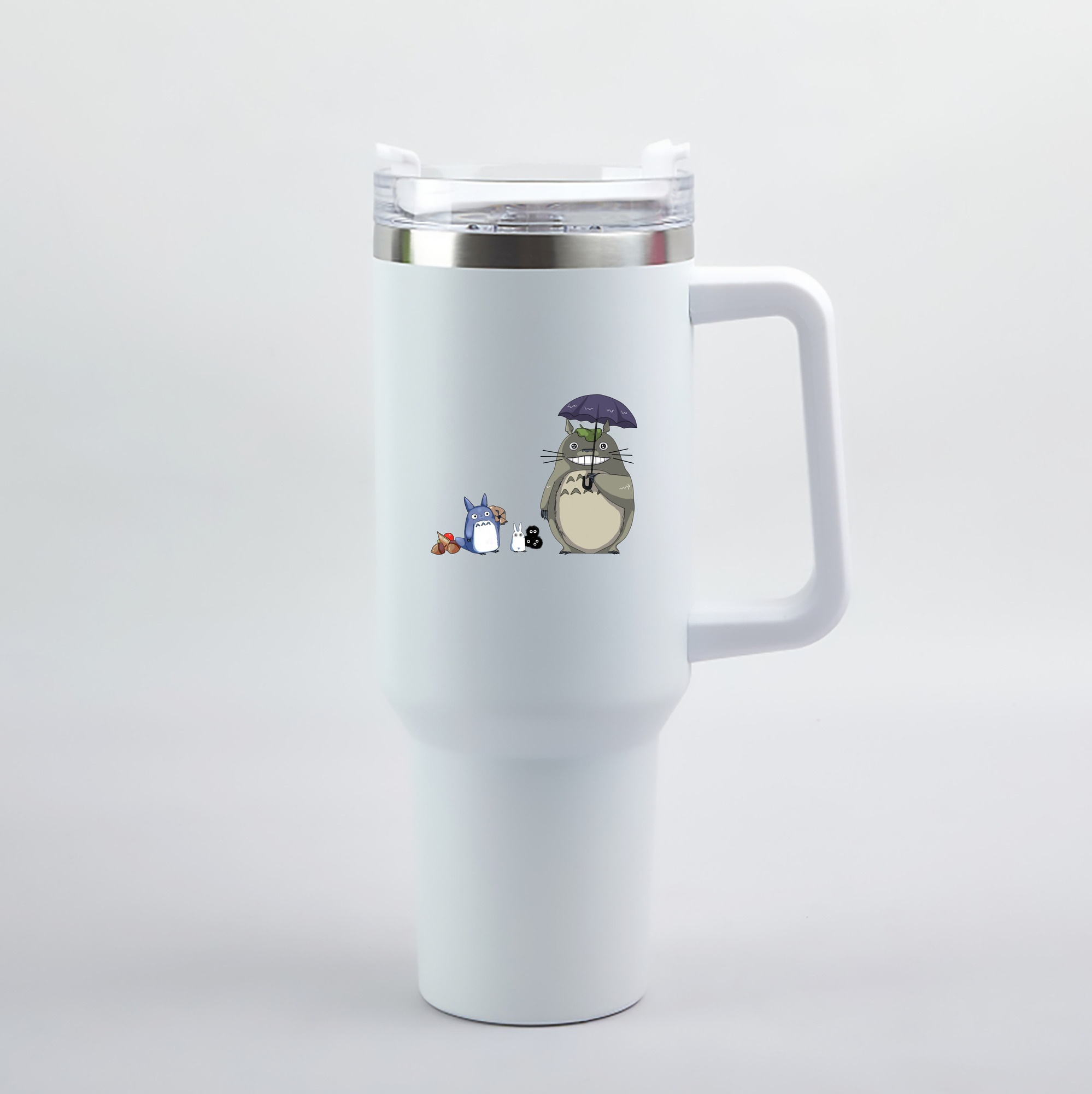 （画像用） となりのトトロ 草壁メイ 草壁サツキ My Neighbor Totoro Satsuki Kusakabe Mei Kusakabe 1200mL車用タンブラー（カラープリント）