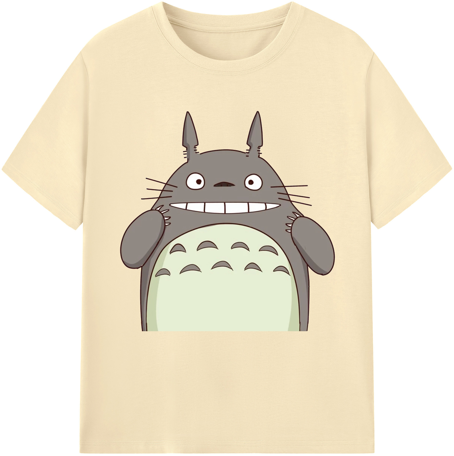 （画像用） となりのトトロ 草壁メイ 草壁サツキ My Neighbor Totoro Satsuki Kusakabe Mei Kusakabe 綿100％半袖Tシャツ（フロントプリント）