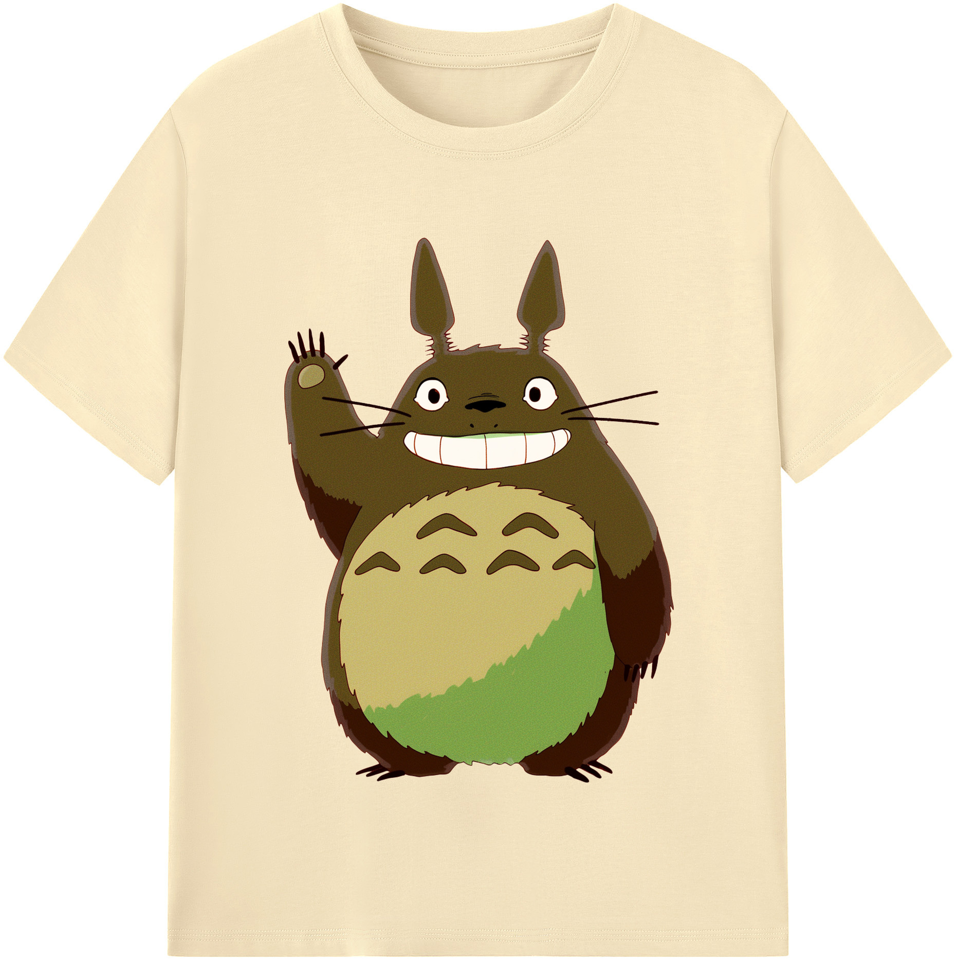 （画像用） となりのトトロ 草壁メイ 草壁サツキ My Neighbor Totoro Satsuki Kusakabe Mei Kusakabe 綿100％半袖Tシャツ（フロントプリント）