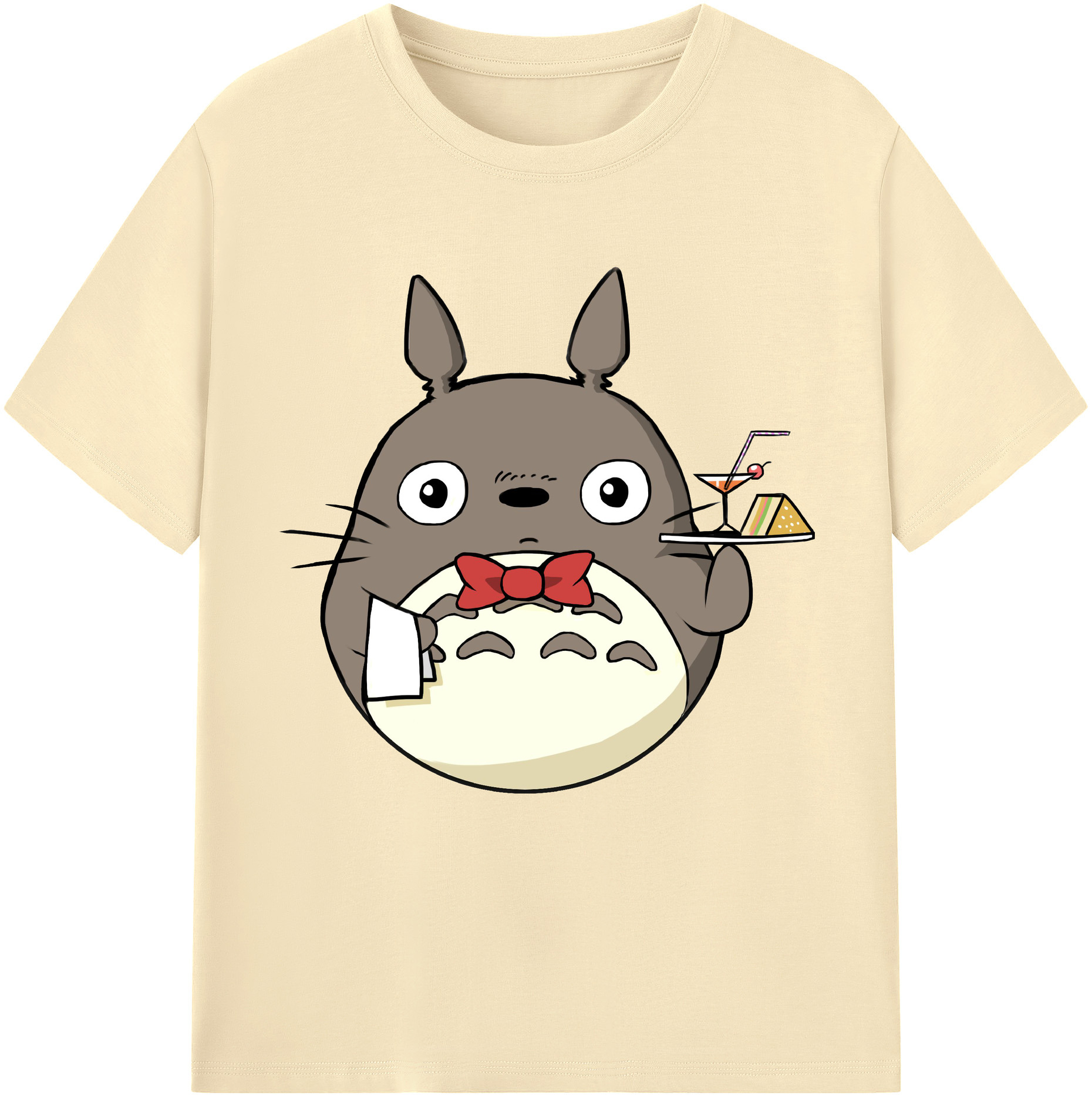 （画像用） となりのトトロ 草壁メイ 草壁サツキ My Neighbor Totoro Satsuki Kusakabe Mei Kusakabe 綿100％半袖Tシャツ（フロントプリント）
