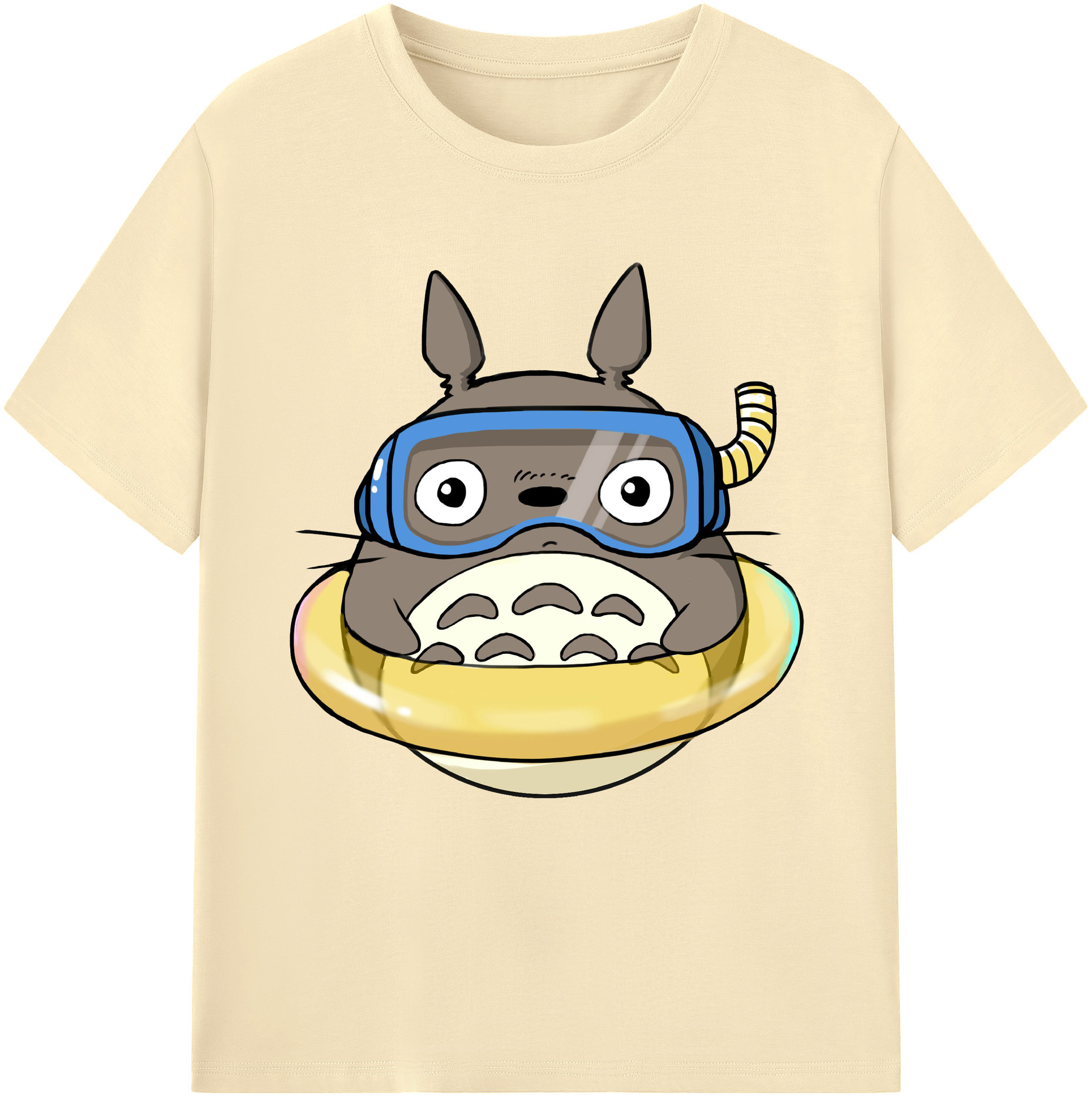 （画像用） となりのトトロ 草壁メイ 草壁サツキ My Neighbor Totoro Satsuki Kusakabe Mei Kusakabe 綿100％半袖Tシャツ（フロントプリント）
