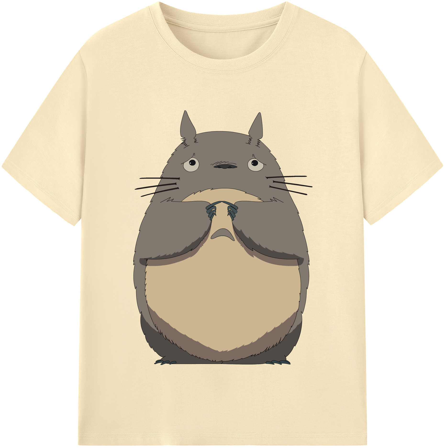 （画像用） となりのトトロ 草壁メイ 草壁サツキ My Neighbor Totoro Satsuki Kusakabe Mei Kusakabe 綿100％半袖Tシャツ（フロントプリント）