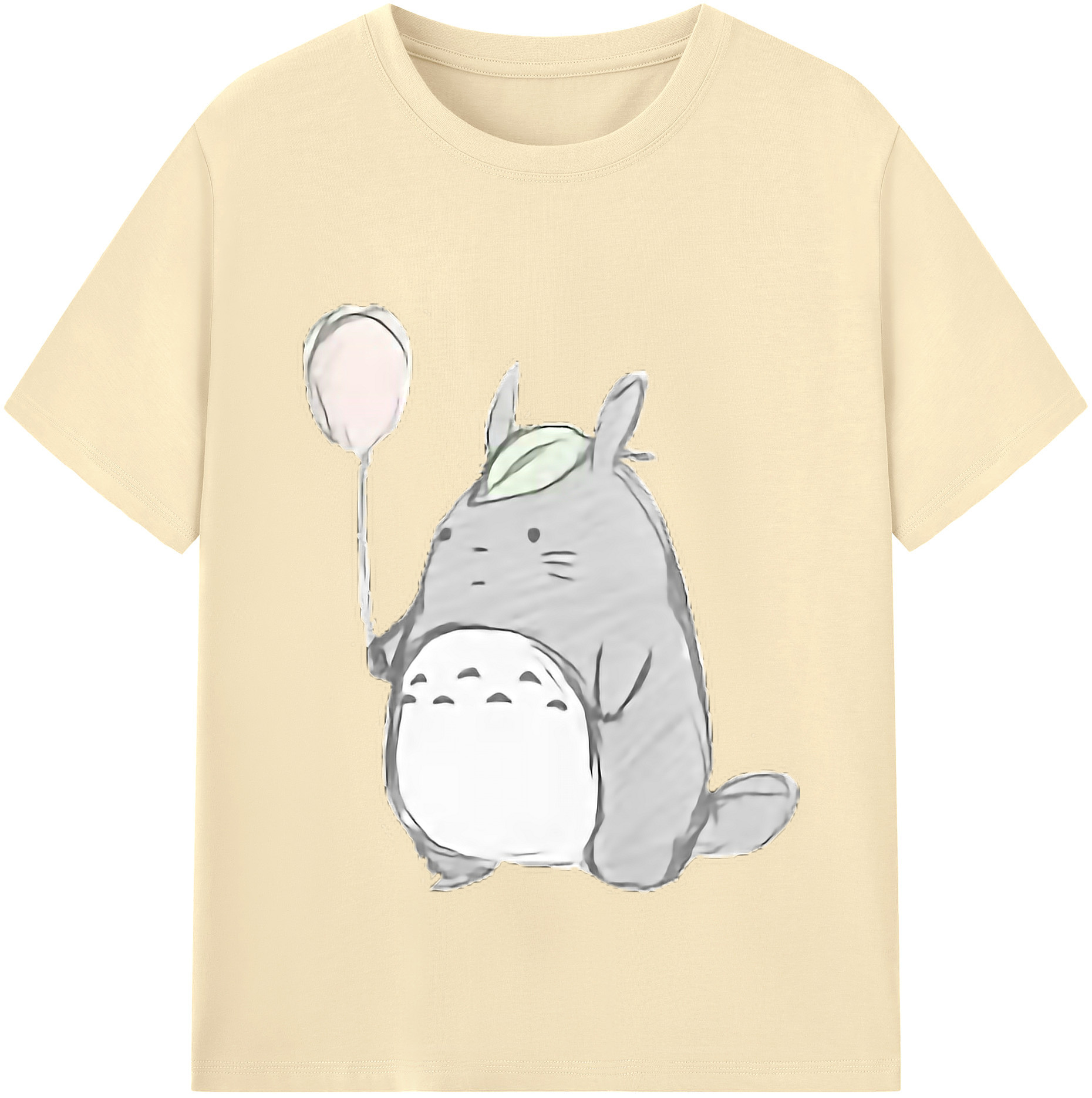 （画像用） となりのトトロ 草壁メイ 草壁サツキ My Neighbor Totoro Satsuki Kusakabe Mei Kusakabe 綿100％半袖Tシャツ（フロントプリント）
