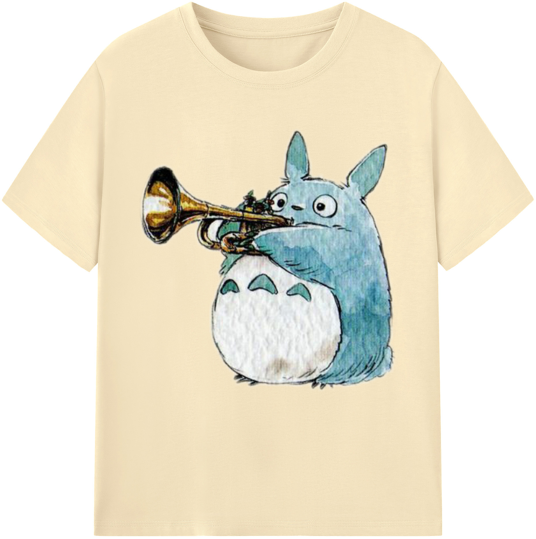 （画像用） となりのトトロ 草壁メイ 草壁サツキ My Neighbor Totoro Satsuki Kusakabe Mei Kusakabe 綿100％半袖Tシャツ（フロントプリント）