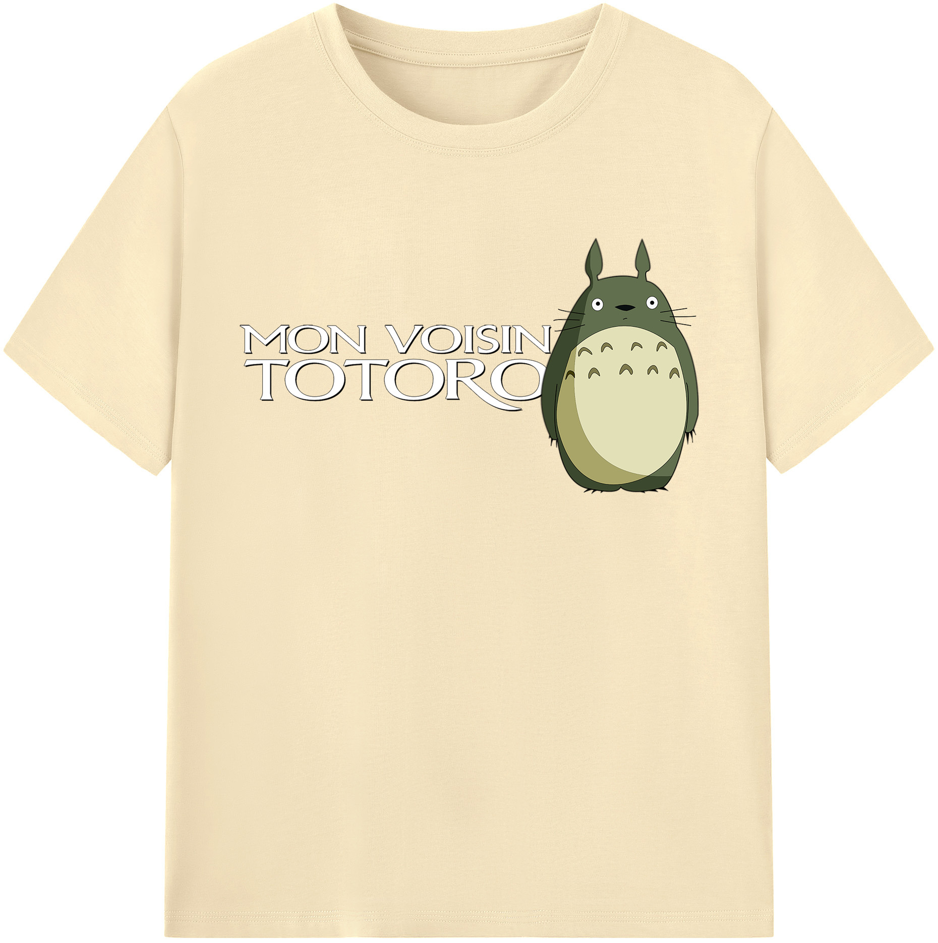 （画像用） となりのトトロ 草壁メイ 草壁サツキ My Neighbor Totoro Satsuki Kusakabe Mei Kusakabe 綿100％半袖Tシャツ（フロントプリント）