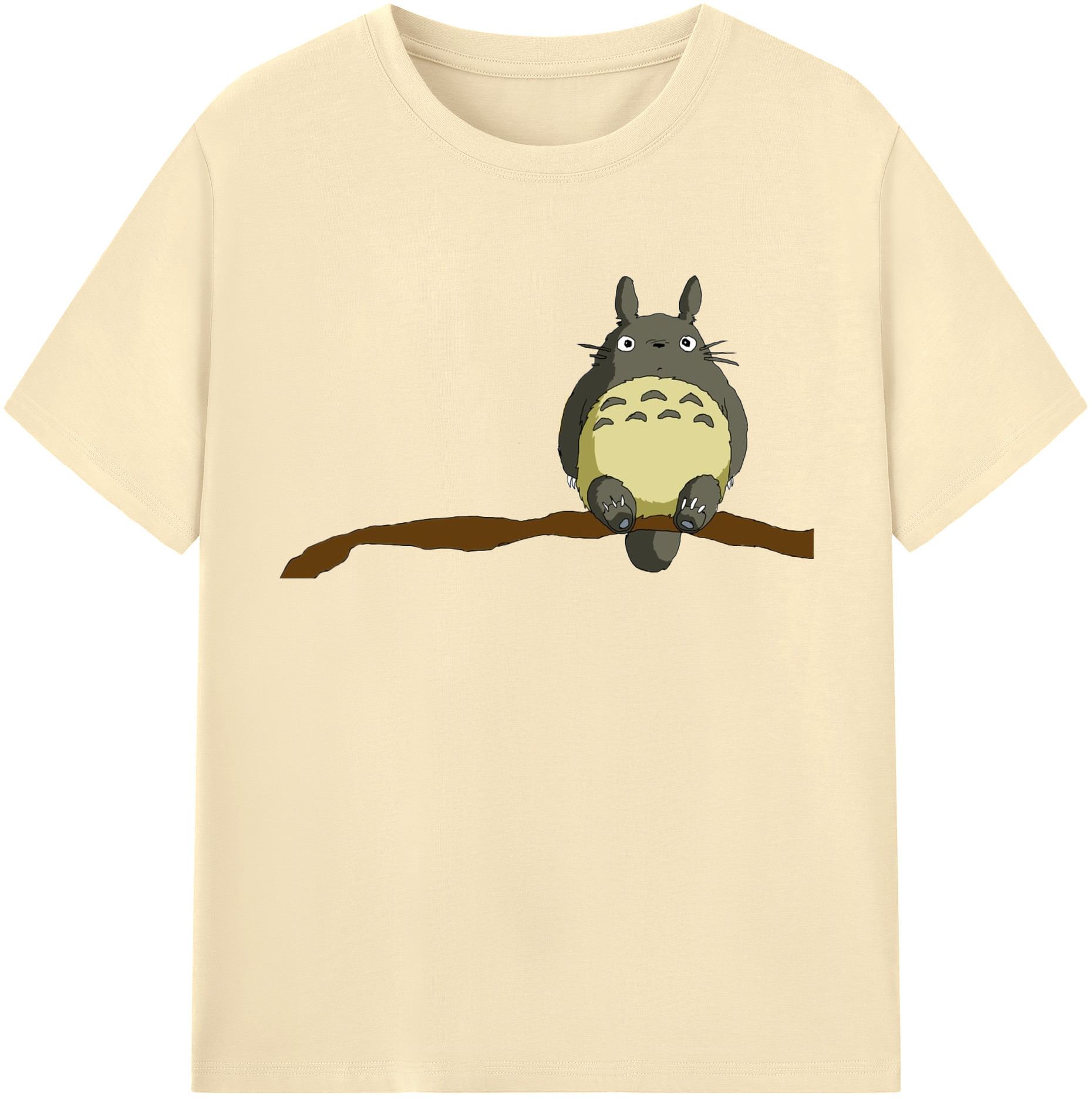 （画像用） となりのトトロ 草壁メイ 草壁サツキ My Neighbor Totoro Satsuki Kusakabe Mei Kusakabe 綿100％半袖Tシャツ（フロントプリント）