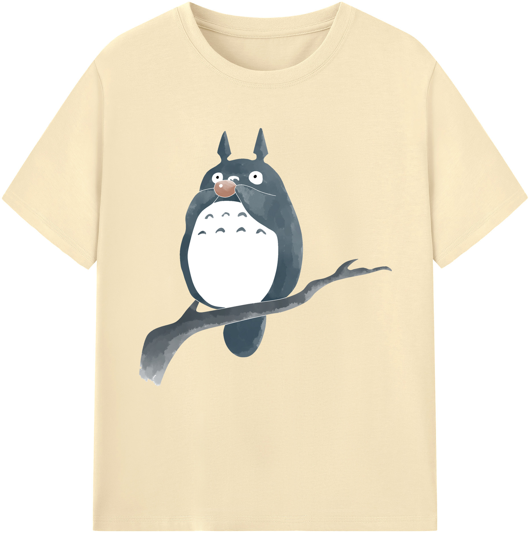 （画像用） となりのトトロ 草壁メイ 草壁サツキ My Neighbor Totoro Satsuki Kusakabe Mei Kusakabe 綿100％半袖Tシャツ（フロントプリント）