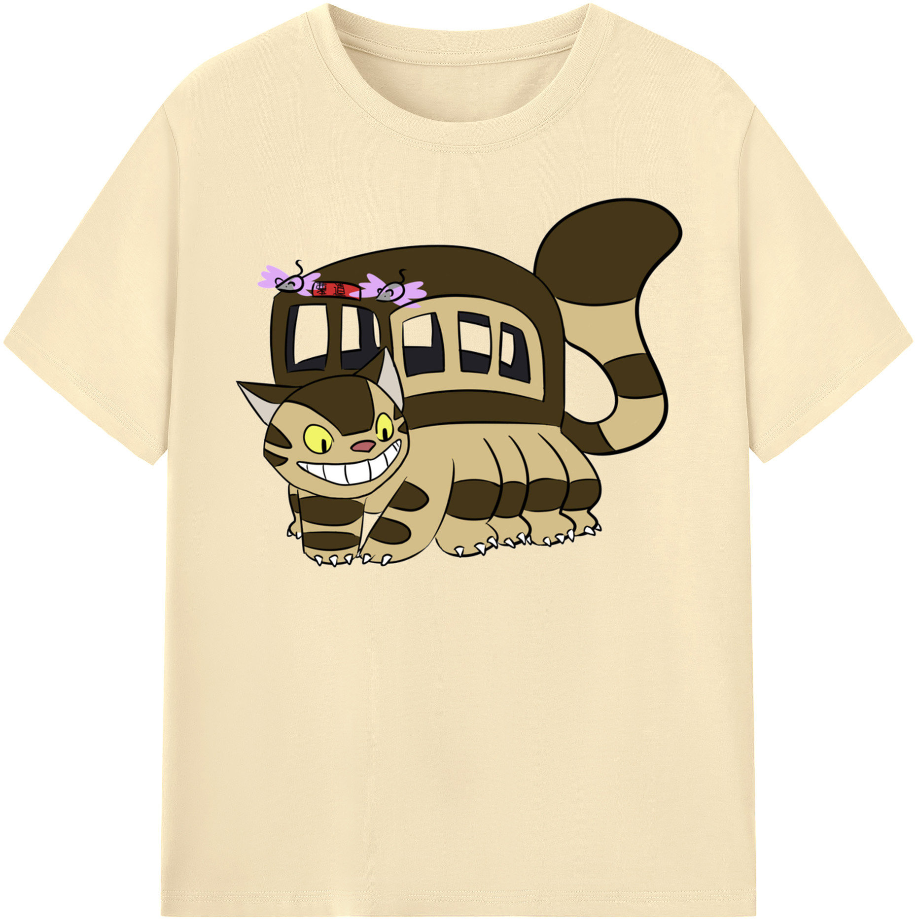 （画像用） となりのトトロ 草壁メイ 草壁サツキ My Neighbor Totoro Satsuki Kusakabe Mei Kusakabe 綿100％半袖Tシャツ（フロントプリント）