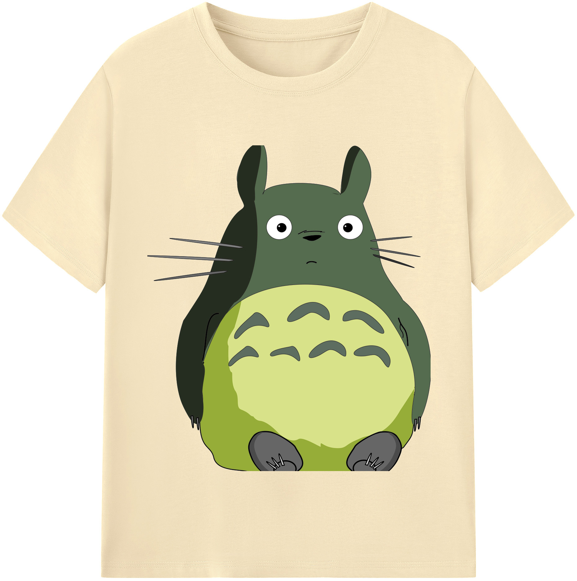 （画像用） となりのトトロ 草壁メイ 草壁サツキ My Neighbor Totoro Satsuki Kusakabe Mei Kusakabe 綿100％半袖Tシャツ（フロントプリント）