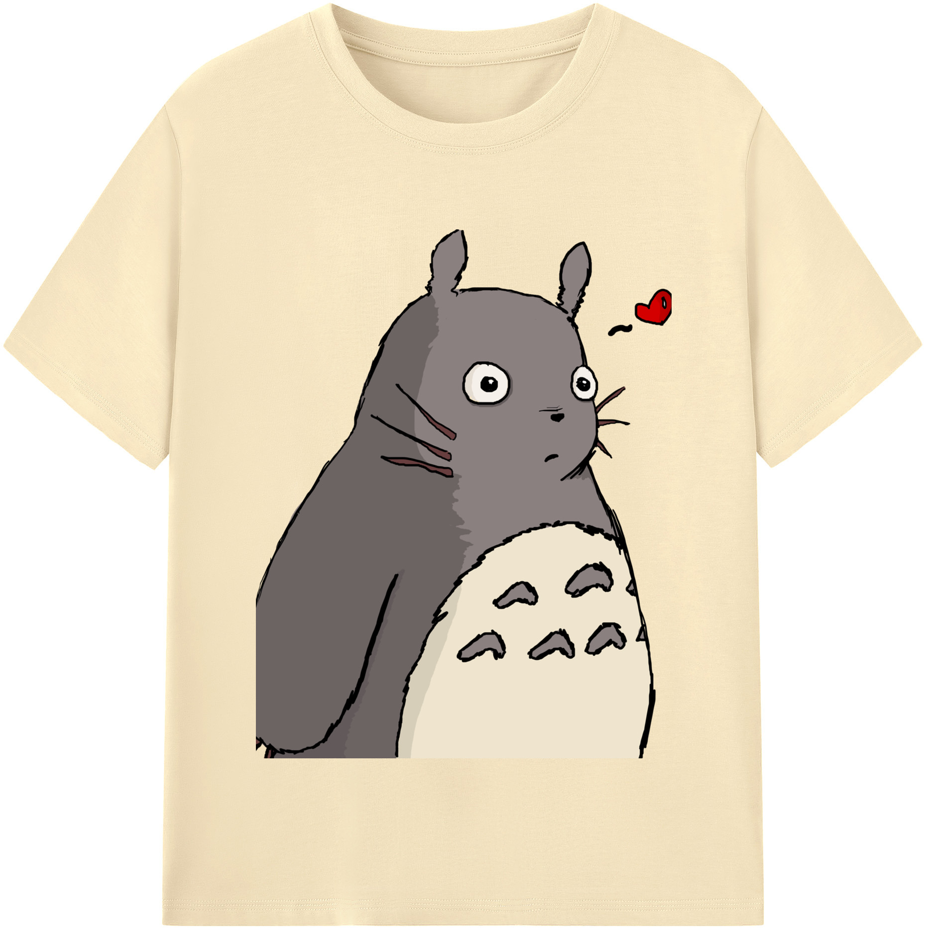 （画像用） となりのトトロ 草壁メイ 草壁サツキ My Neighbor Totoro Satsuki Kusakabe Mei Kusakabe 綿100％半袖Tシャツ（フロントプリント）