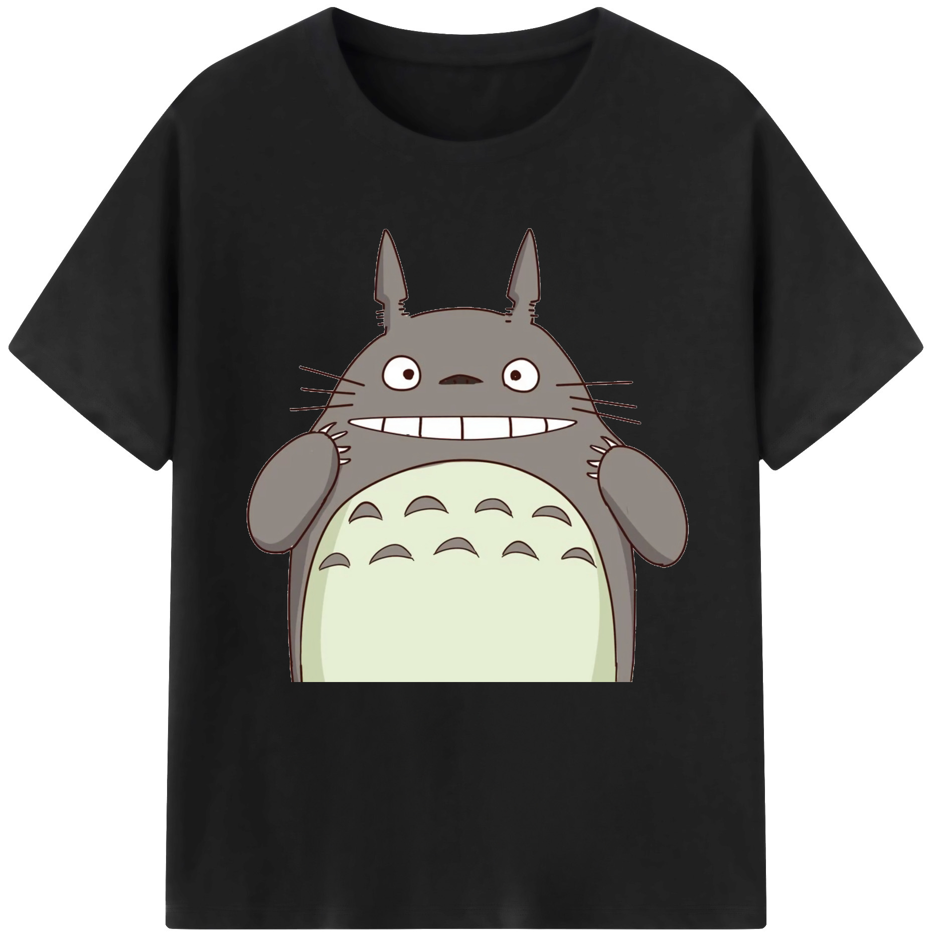 （画像用） となりのトトロ 草壁メイ 草壁サツキ My Neighbor Totoro Satsuki Kusakabe Mei Kusakabe 綿100％半袖Tシャツ（フロントプリント）