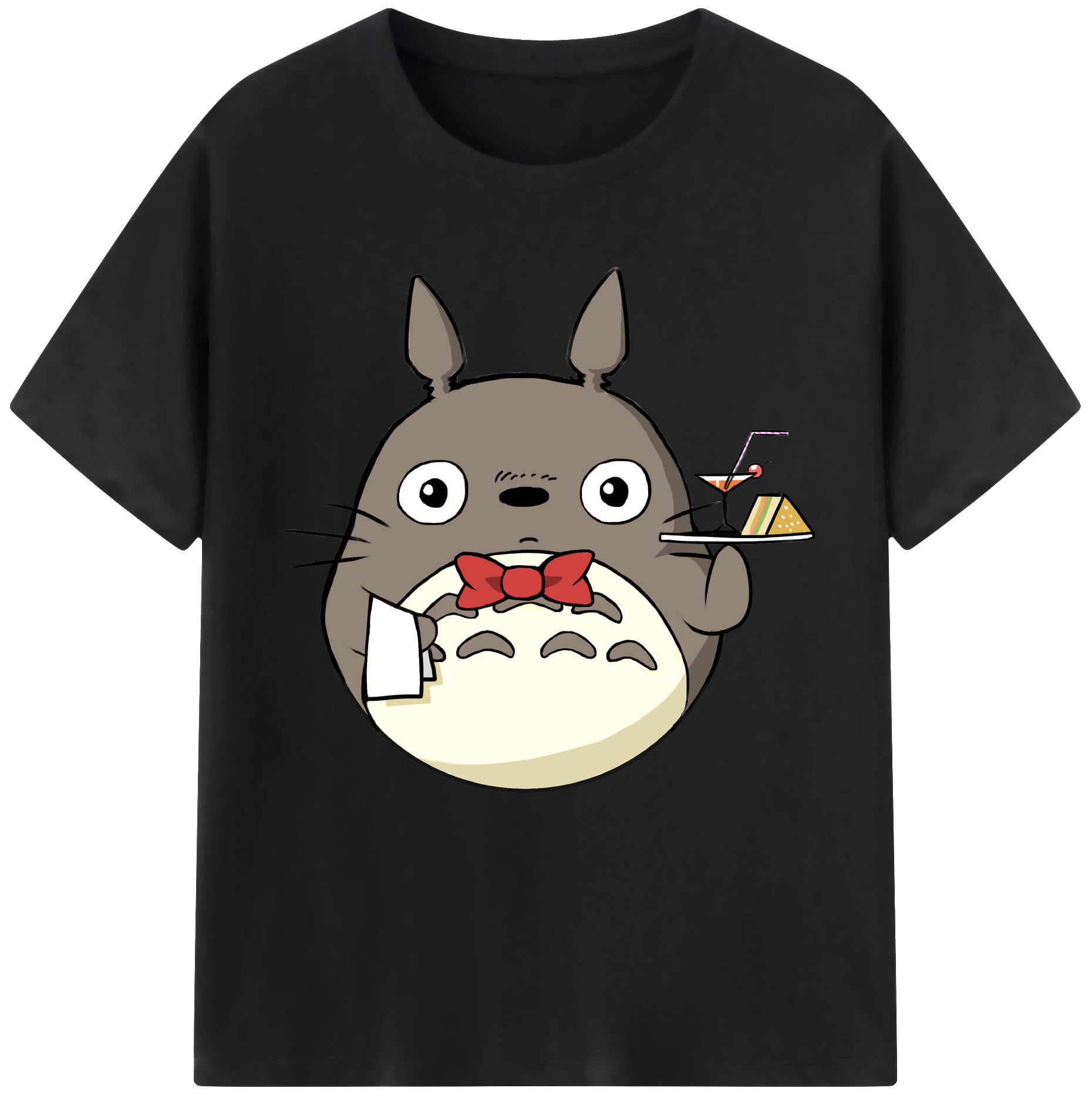 （画像用） となりのトトロ 草壁メイ 草壁サツキ My Neighbor Totoro Satsuki Kusakabe Mei Kusakabe 綿100％半袖Tシャツ（フロントプリント）