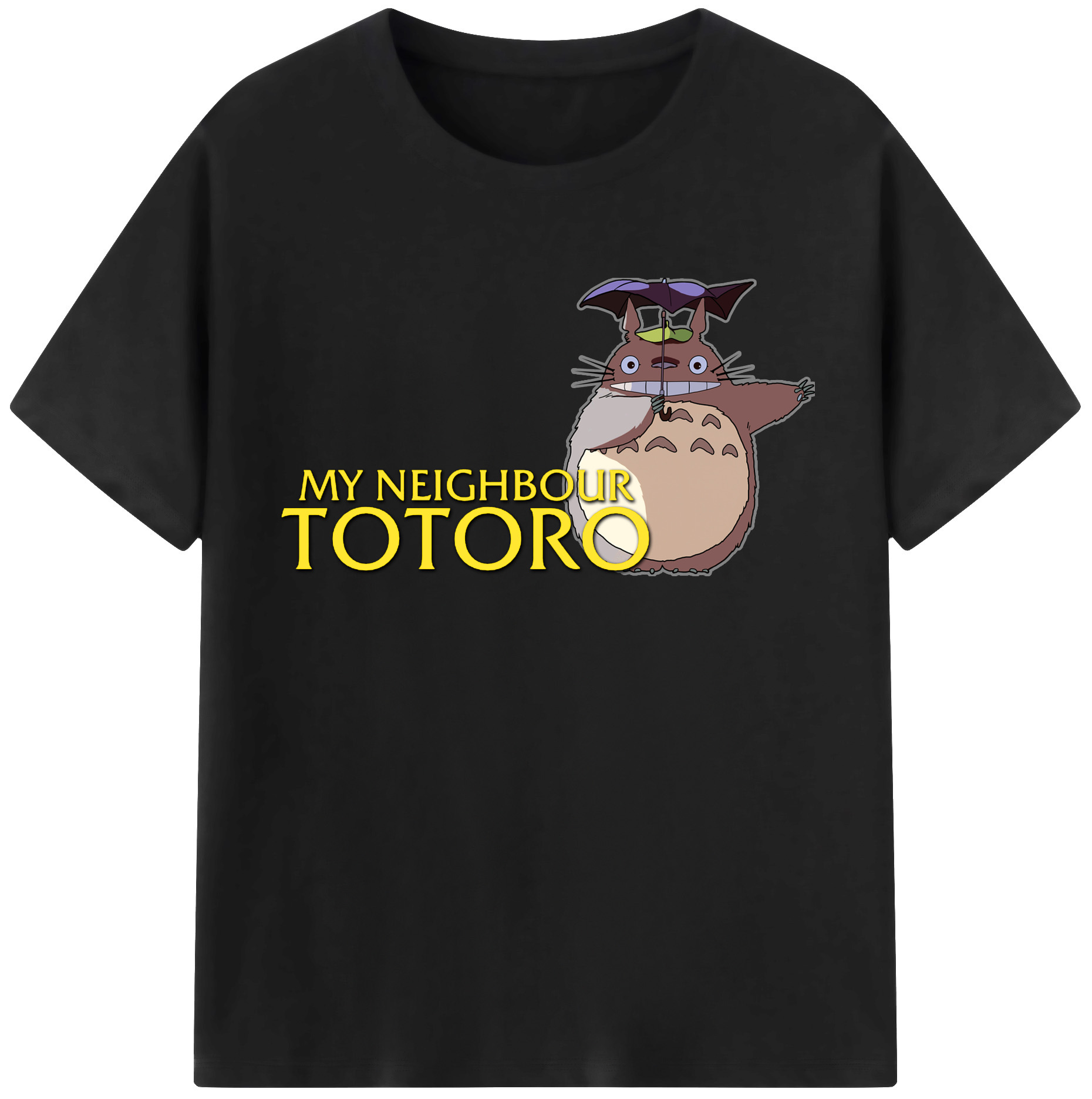 （画像用） となりのトトロ 草壁メイ 草壁サツキ My Neighbor Totoro Satsuki Kusakabe Mei Kusakabe 綿100％半袖Tシャツ（フロントプリント）