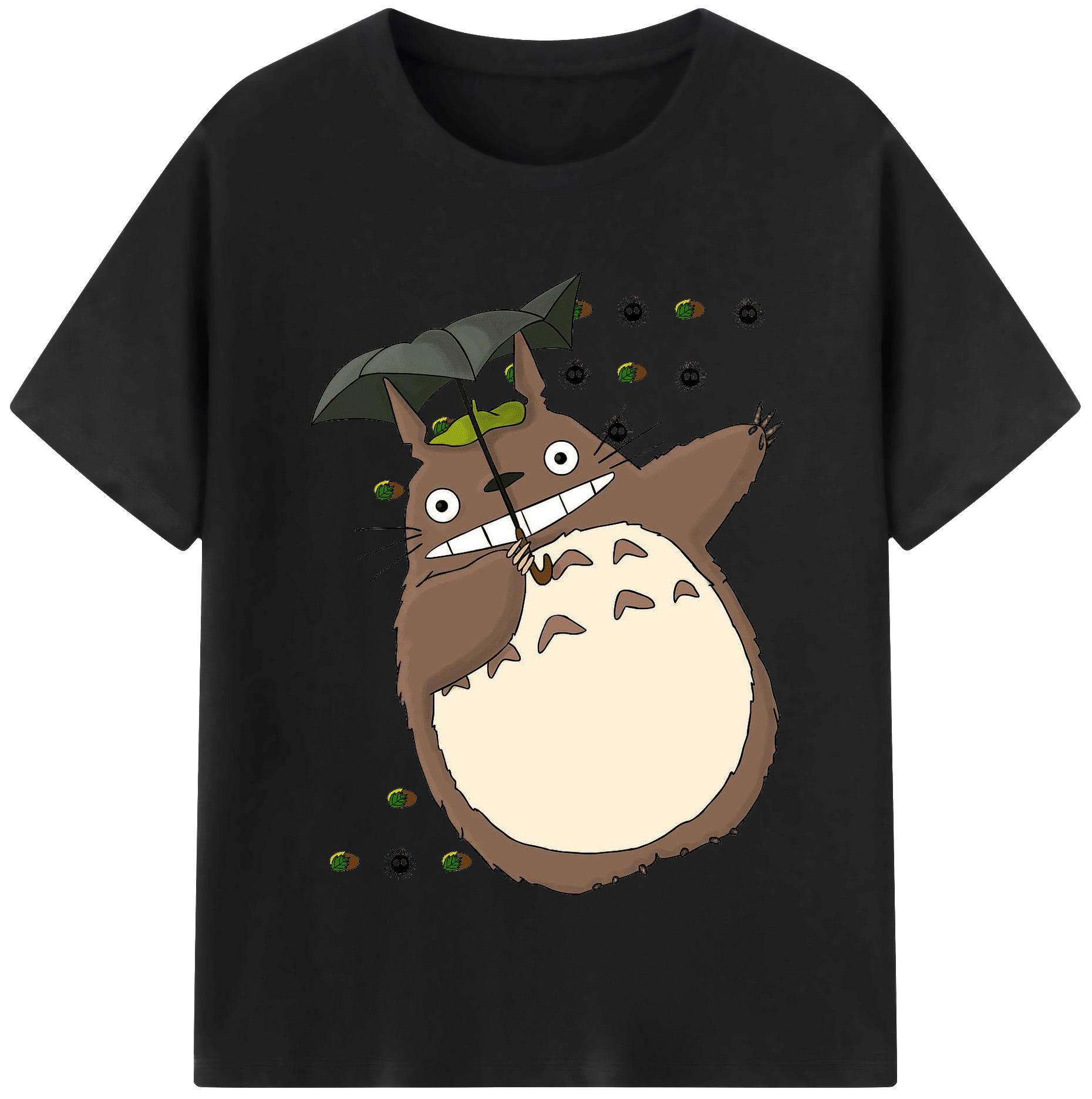 （画像用） となりのトトロ 草壁メイ 草壁サツキ My Neighbor Totoro Satsuki Kusakabe Mei Kusakabe 綿100％半袖Tシャツ（フロントプリント）