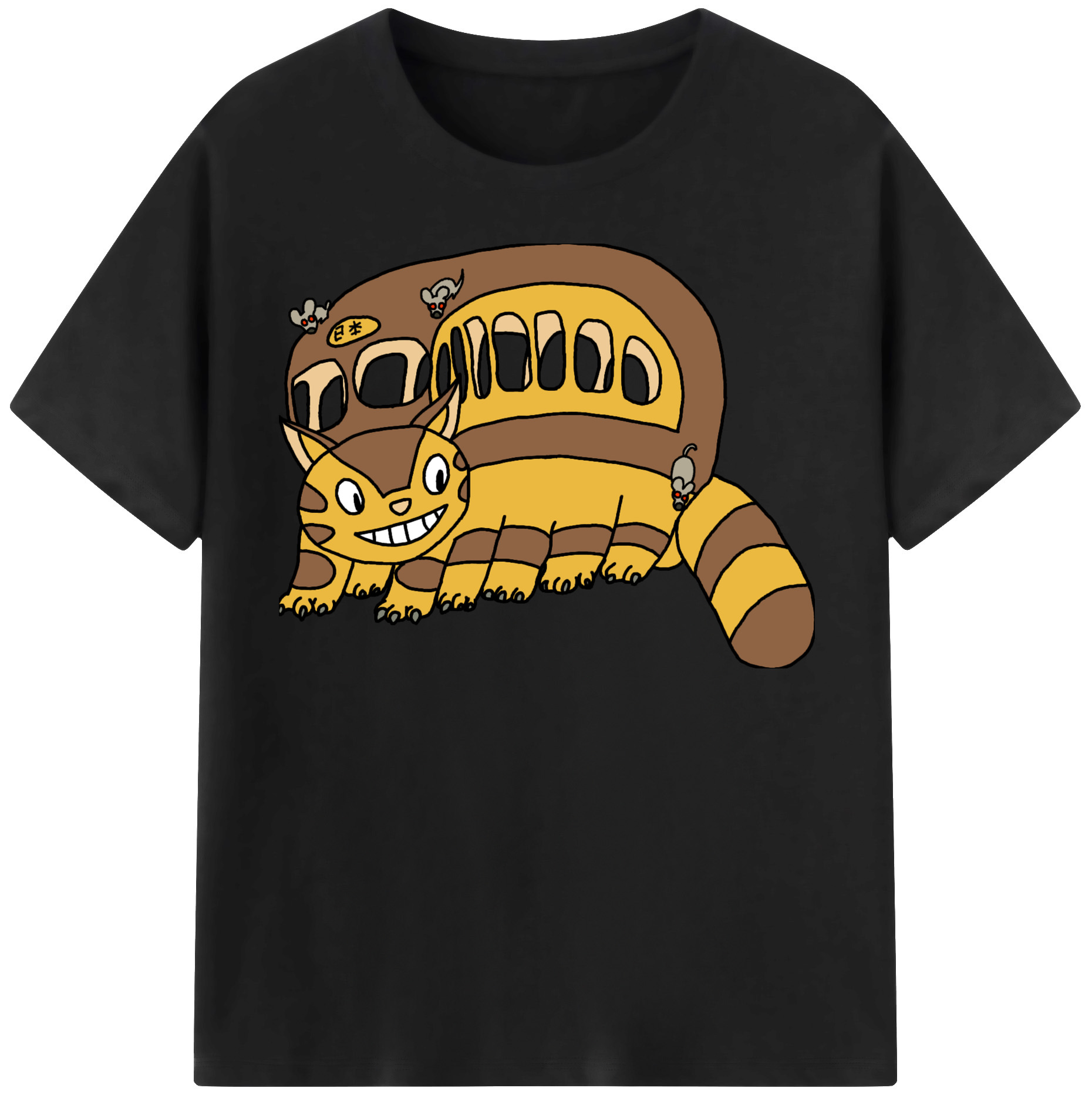 （画像用） となりのトトロ 草壁メイ 草壁サツキ My Neighbor Totoro Satsuki Kusakabe Mei Kusakabe 綿100％半袖Tシャツ（フロントプリント）