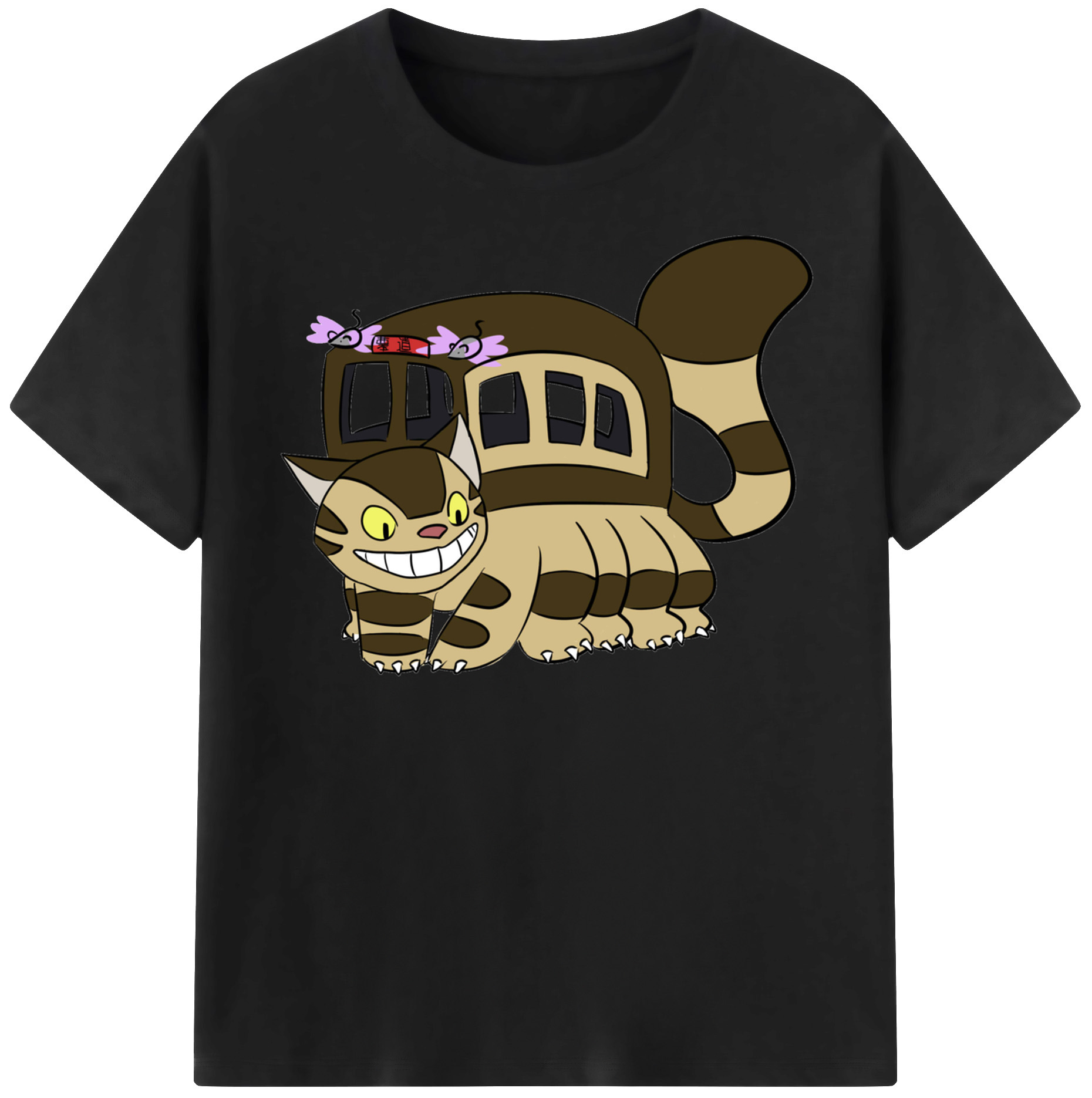 （画像用） となりのトトロ 草壁メイ 草壁サツキ My Neighbor Totoro Satsuki Kusakabe Mei Kusakabe 綿100％半袖Tシャツ（フロントプリント）