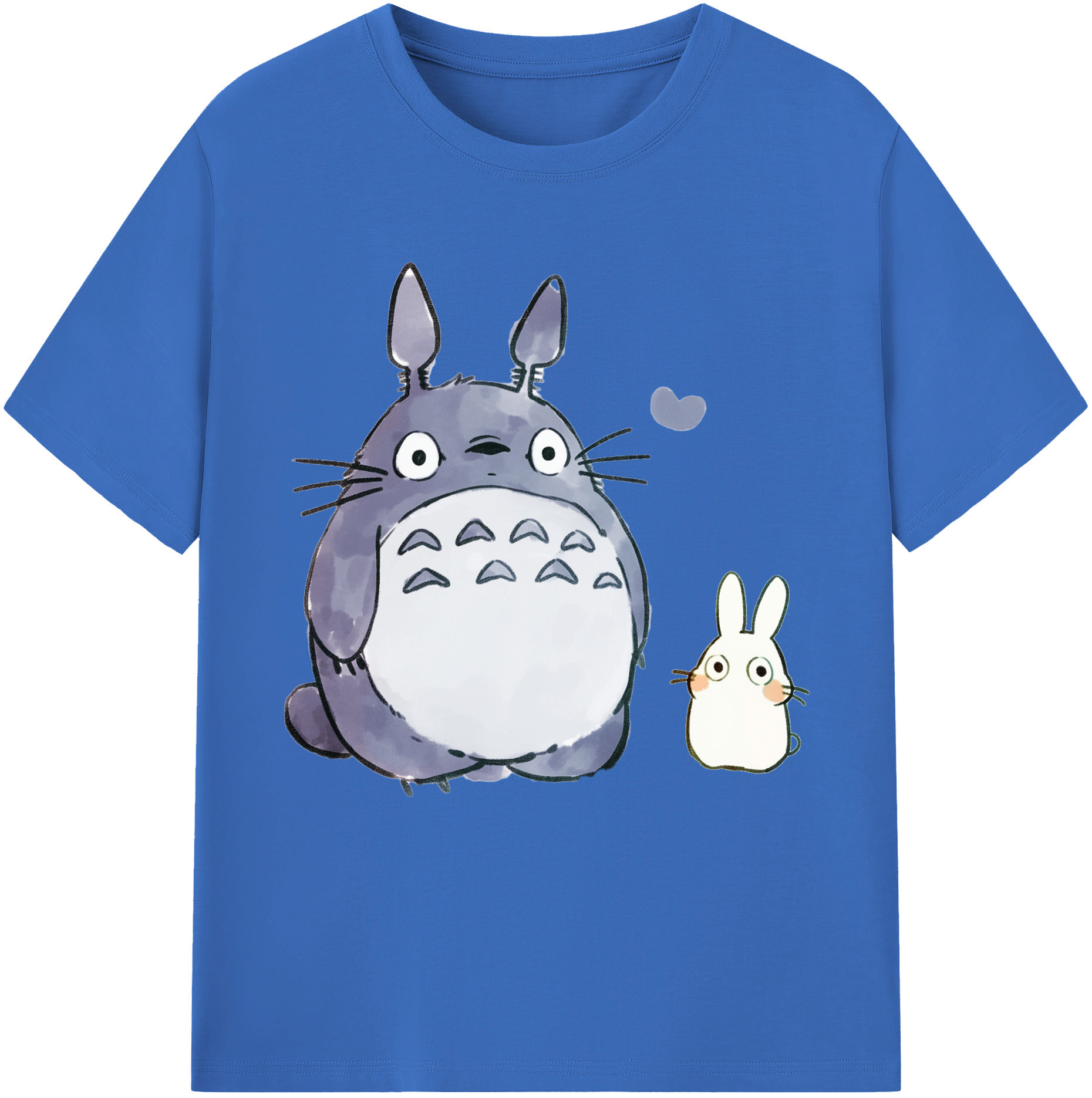 （画像用） となりのトトロ 草壁メイ 草壁サツキ My Neighbor Totoro Satsuki Kusakabe Mei Kusakabe 綿100％半袖Tシャツ（フロントプリント）